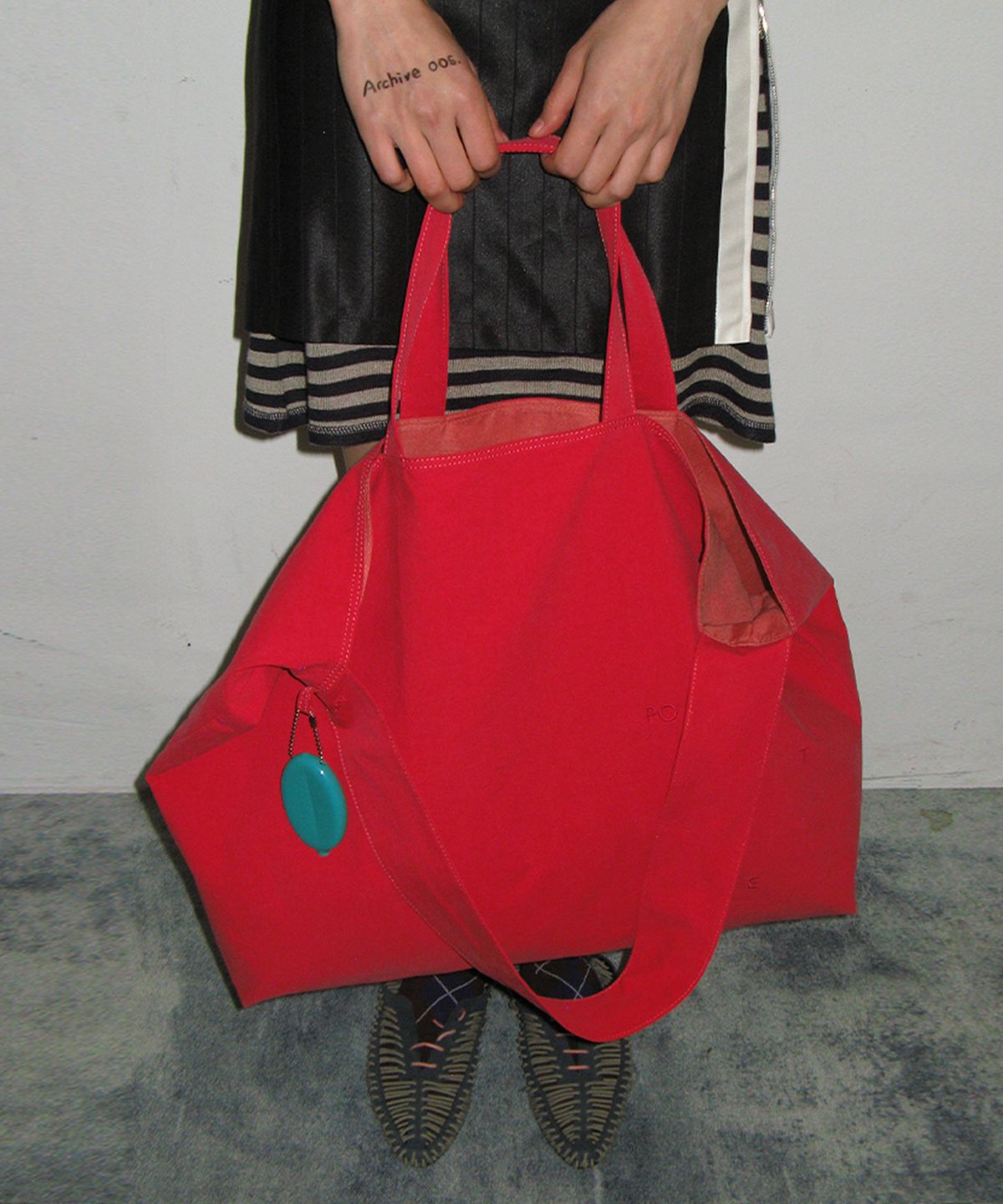 포테(POTE) [3차리오더:바로출고] 0015 3-Way Cross Bag_Vintage Red