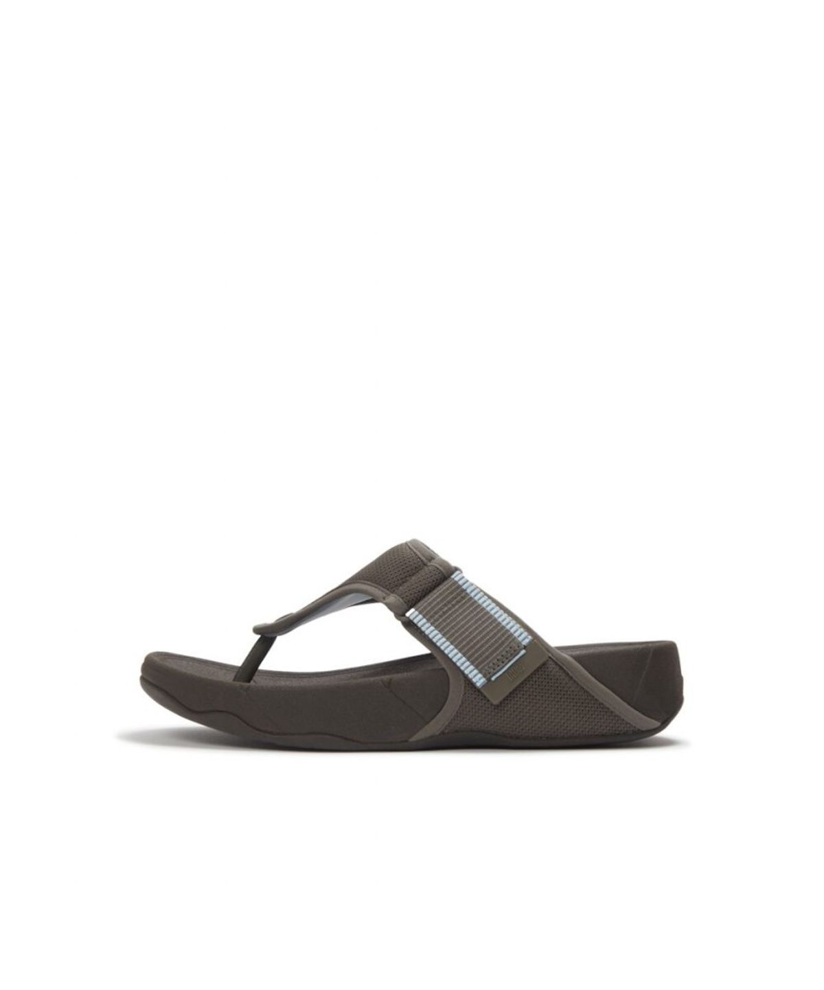 핏플랍(FITFLOP) 남성 트랙 조절 가능 방수 메시 토-포스트 샌들 - 번지 코르드/클라우디 블루 (FT64K1T073) (FT64K1T073)