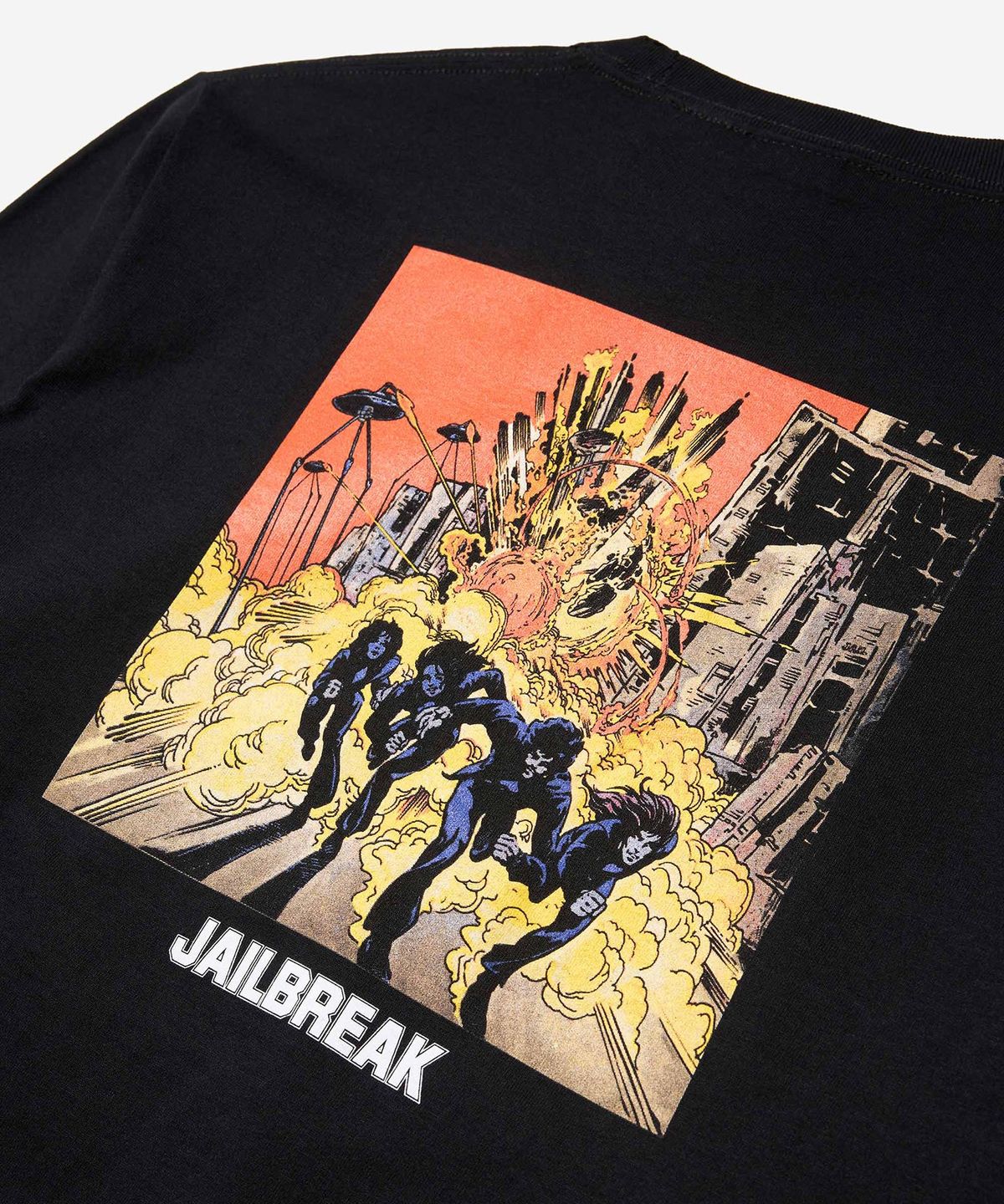 노아(NOAH) (U) 씬 리지 제일 브레이크 롱슬리브 티 블랙 THIN LIZZY JAILBREAK L/S TEE BLACK