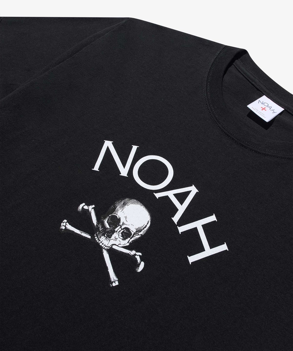 노아(NOAH) (U) 졸리 로저 로고 티 블랙 JOLLY ROGER LOGO TEE BLACK