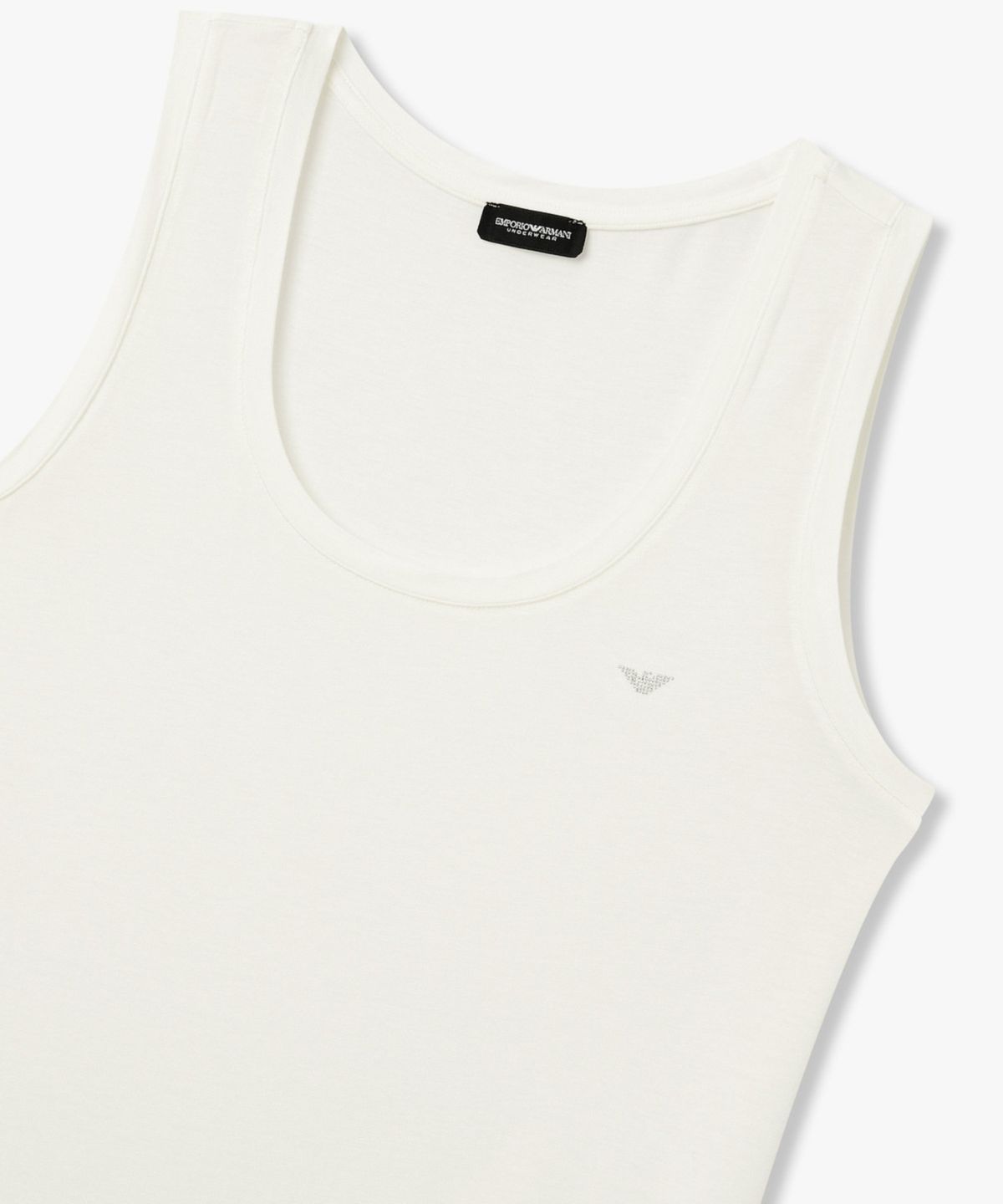 엠포리오 아르마니 언더웨어(EMPORIO ARMANI UNDERWEAR) 여성 레이온 스트레치 라운지 탱크탑_오프 화이트 0826113501