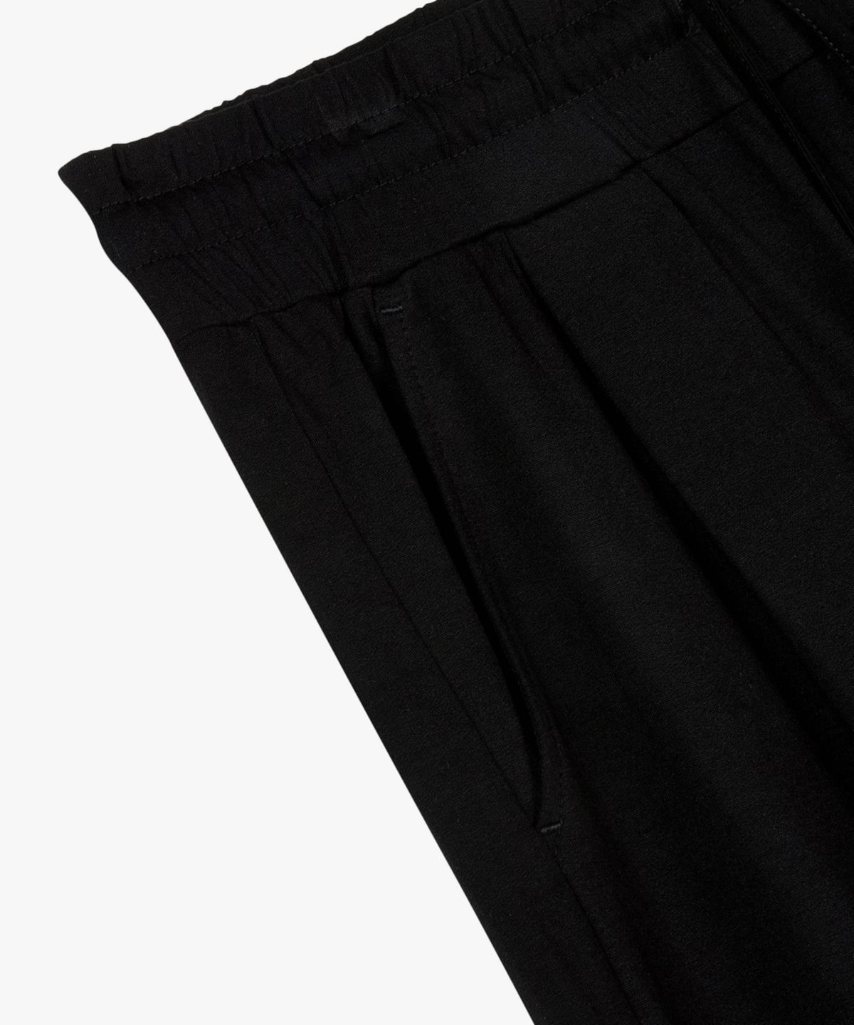엠포리오 아르마니 언더웨어(EMPORIO ARMANI UNDERWEAR) 여성 원 턱 스트레치 라운지 쇼츠_블랙 0826131507