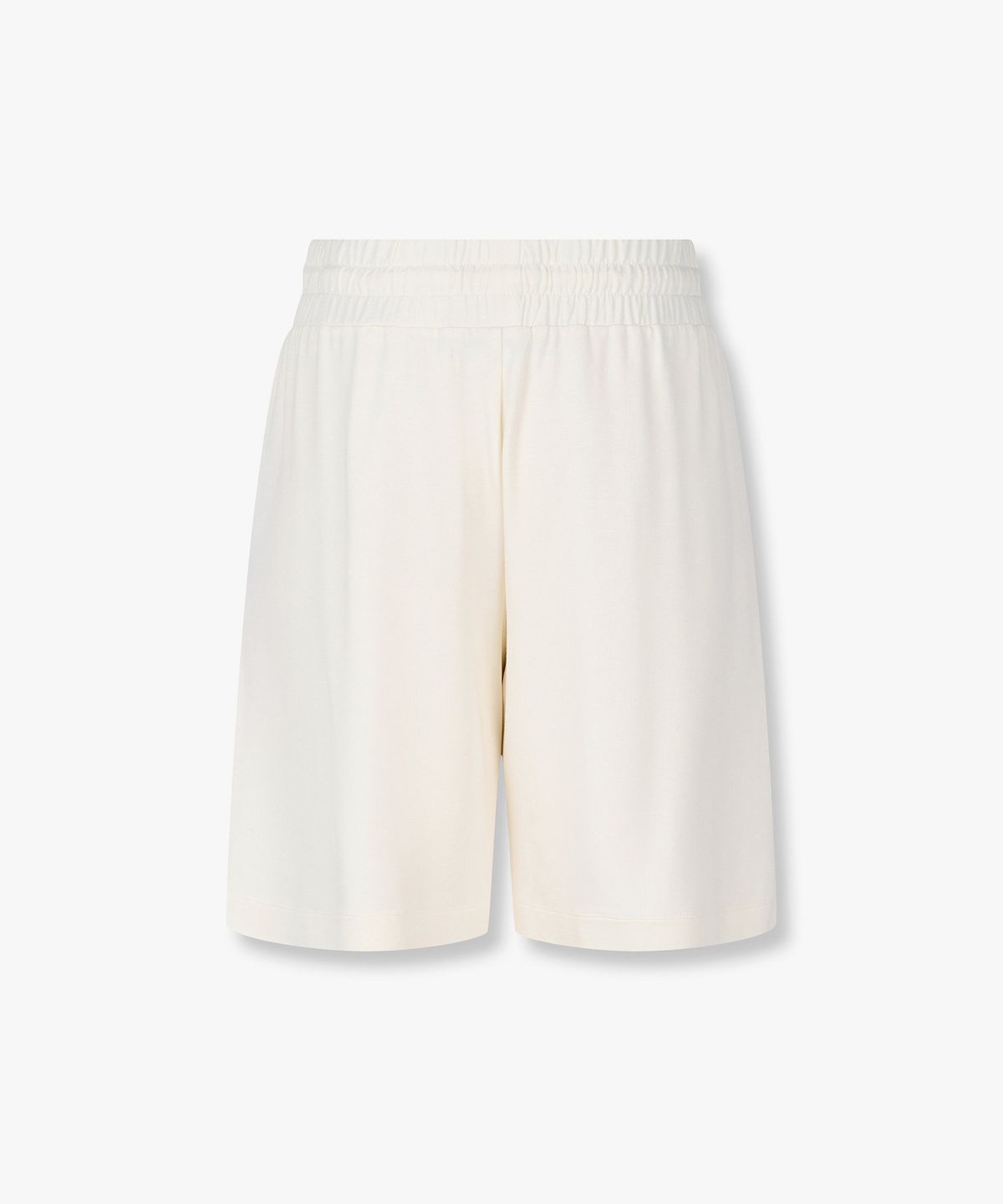 엠포리오 아르마니 언더웨어(EMPORIO ARMANI UNDERWEAR) 여성 원 턱 스트레치 라운지 쇼츠_아이보리 0826131506