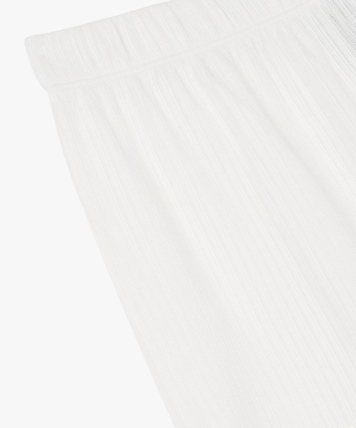 엠포리오 아르마니 언더웨어(EMPORIO ARMANI UNDERWEAR) 여성 레이스 패치 헴 라운지 쇼츠_화이트 0826131504