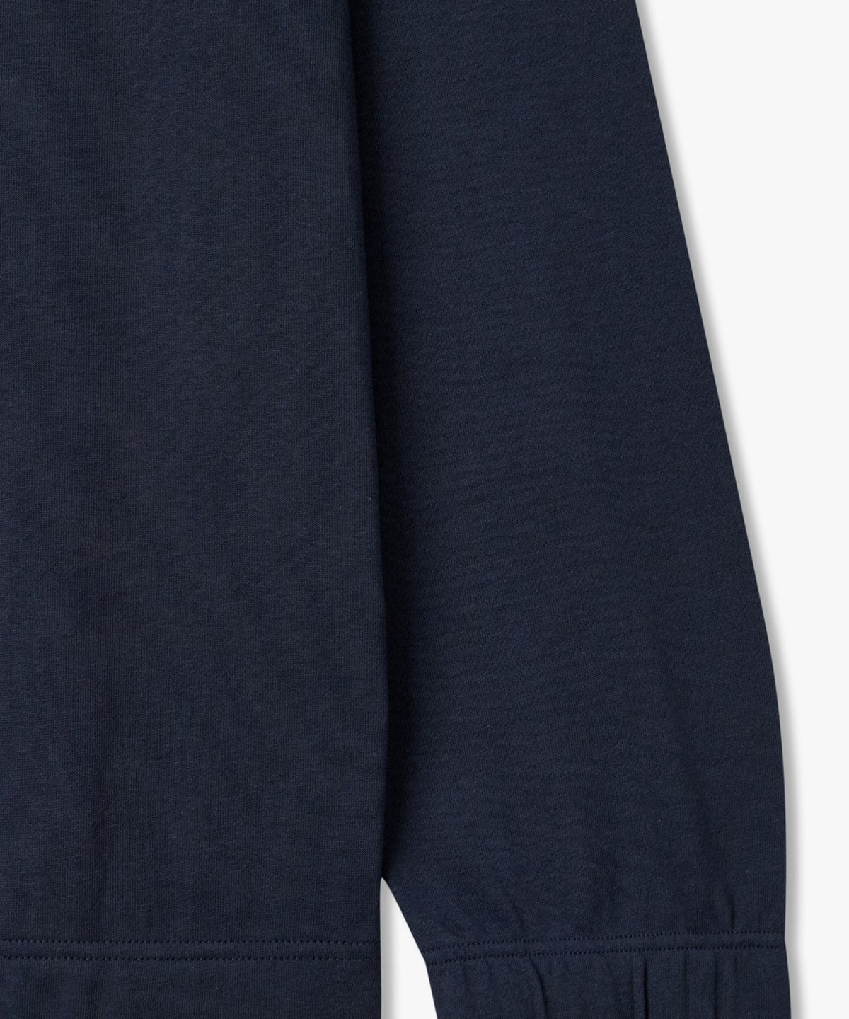 엠포리오 아르마니 언더웨어(EMPORIO ARMANI UNDERWEAR) 남성 히든 하프 집업 라운지 스웨트셔츠_네이비 0816138012