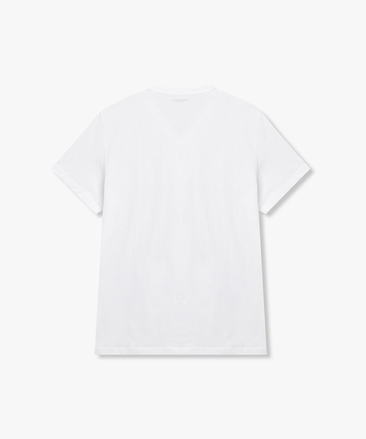 엠포리오 아르마니 언더웨어(EMPORIO ARMANI UNDERWEAR) 남성 브이넥 코튼 라운지 티셔츠_화이트 0816135002