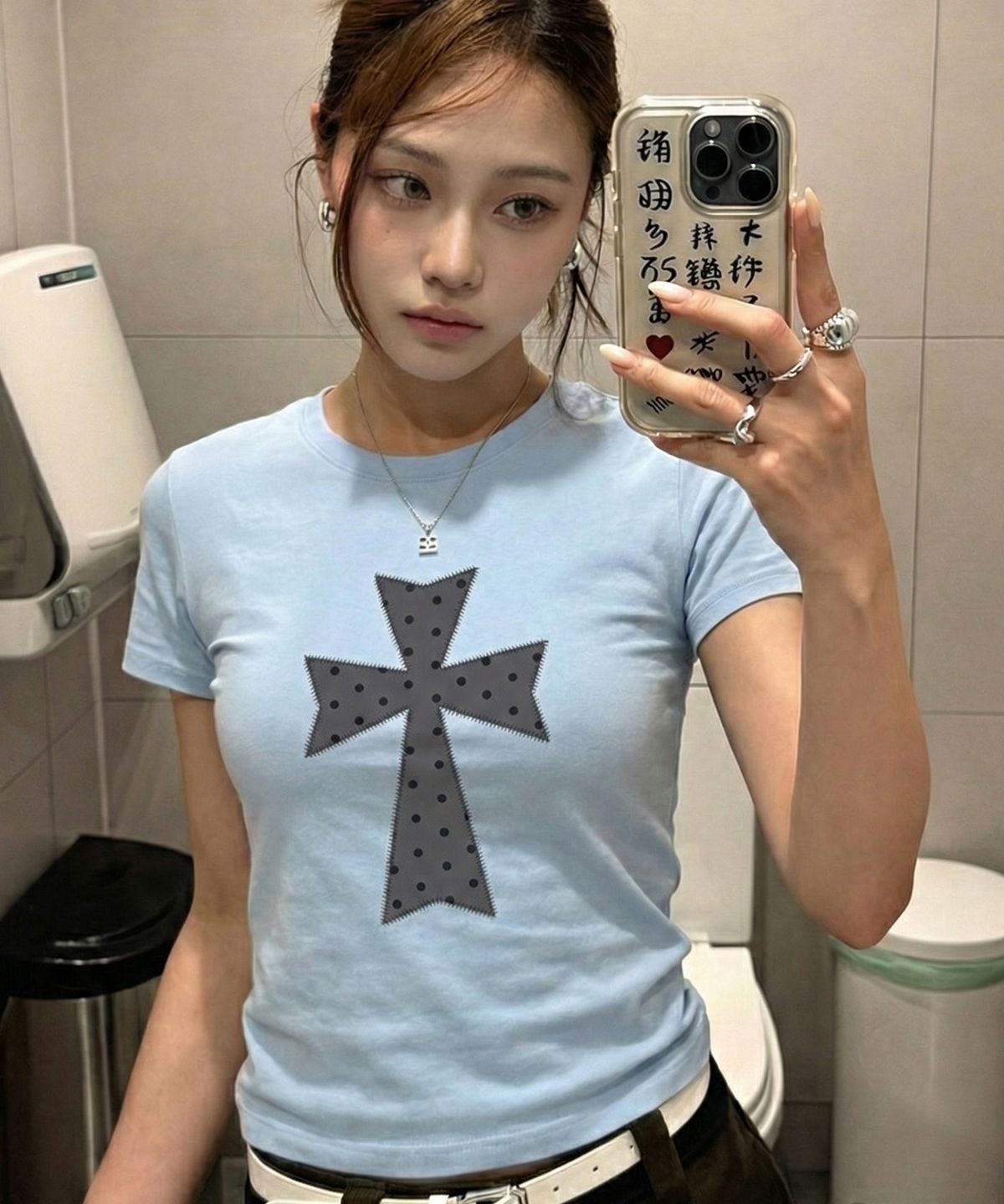 그레이버(GRAVER) [UNISEX]DOT CROSS 반팔티_5color