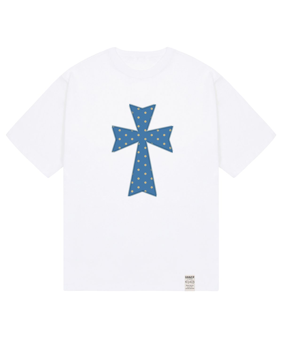 그레이버(GRAVER) [UNISEX]DOT CROSS 반팔티_5color