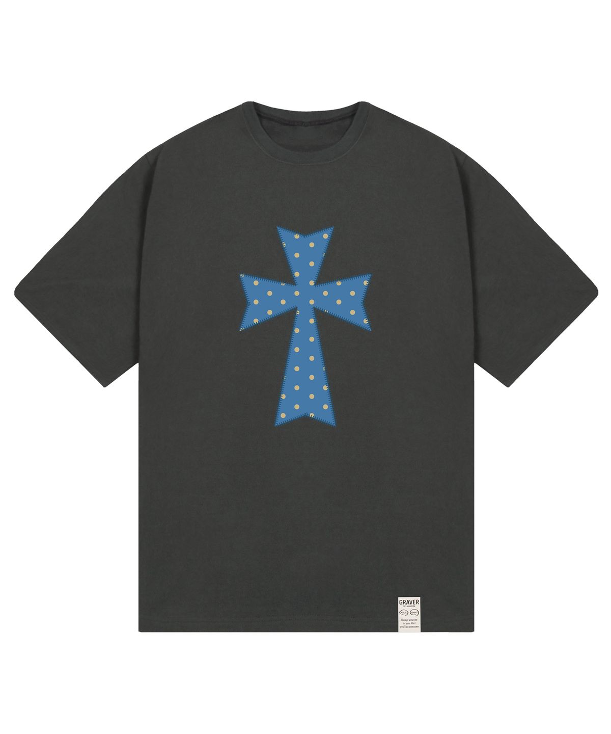 그레이버(GRAVER) [UNISEX]DOT CROSS 반팔티_5color