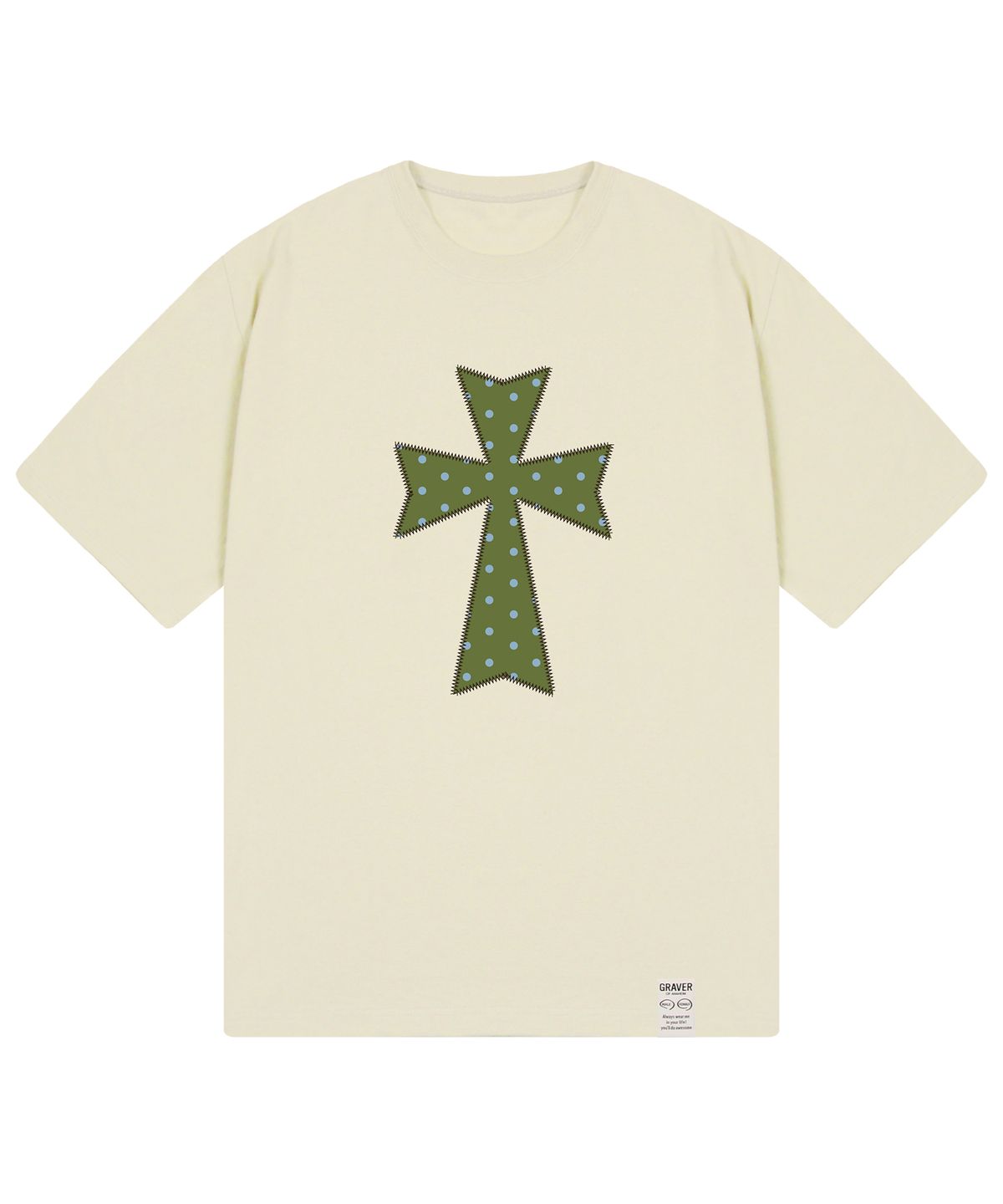그레이버(GRAVER) [UNISEX]DOT CROSS 반팔티_5color