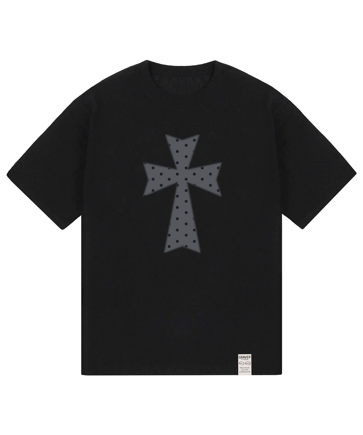 그레이버(GRAVER) [UNISEX]DOT CROSS 반팔티_5color