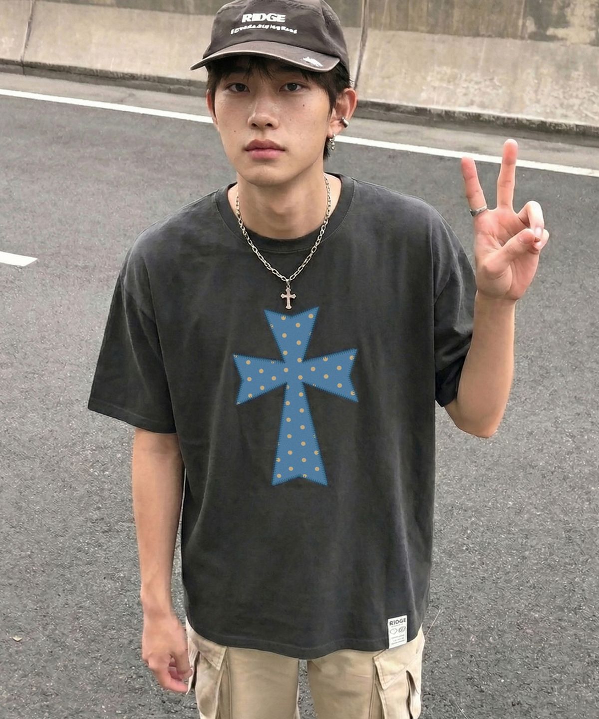그레이버(GRAVER) [UNISEX]DOT CROSS 반팔티_5color