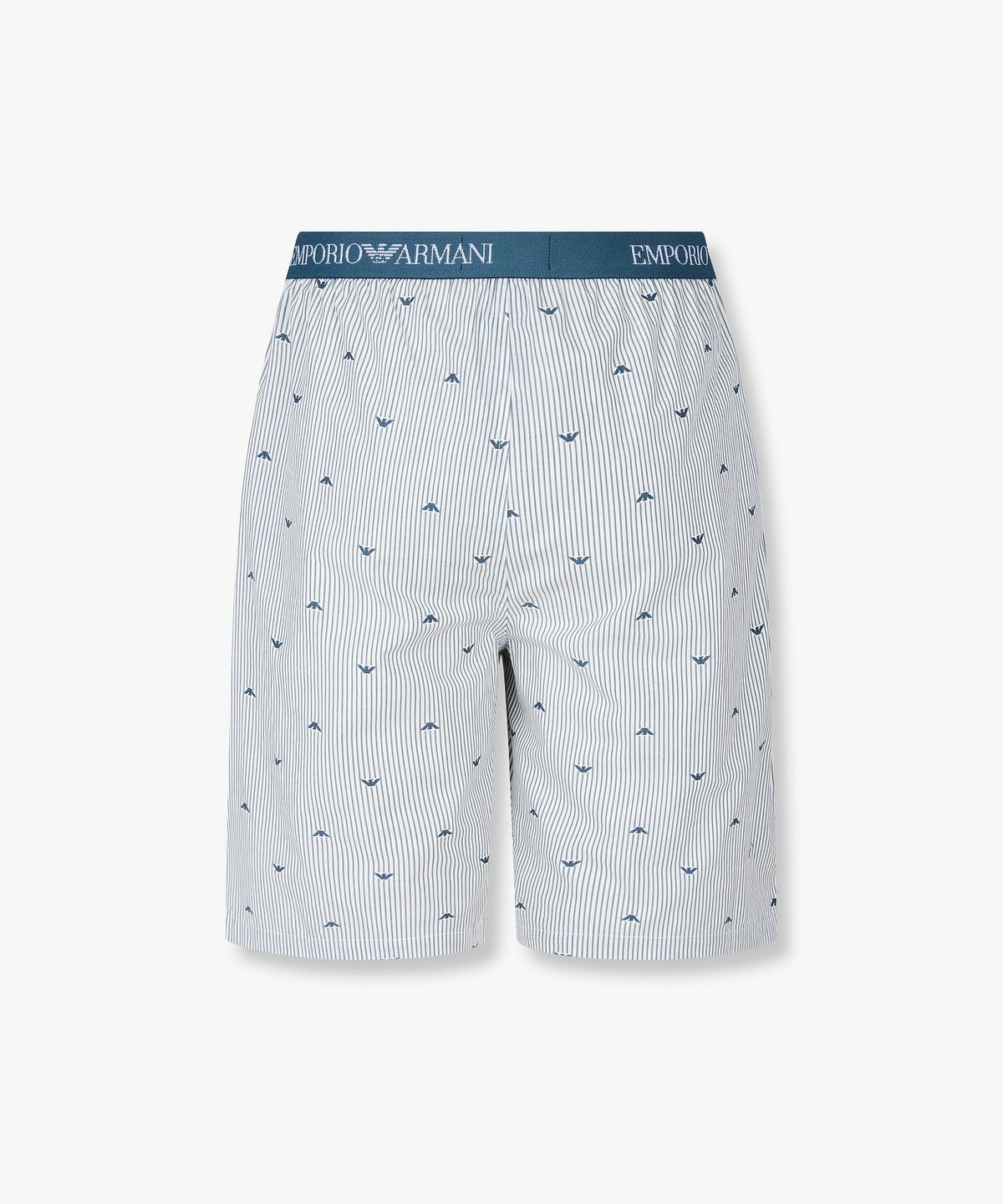 엠포리오 아르마니 언더웨어(EMPORIO ARMANI UNDERWEAR) 남성 이글 로고 패턴 라운지 쇼츠_아쿠아스모크 0816131027