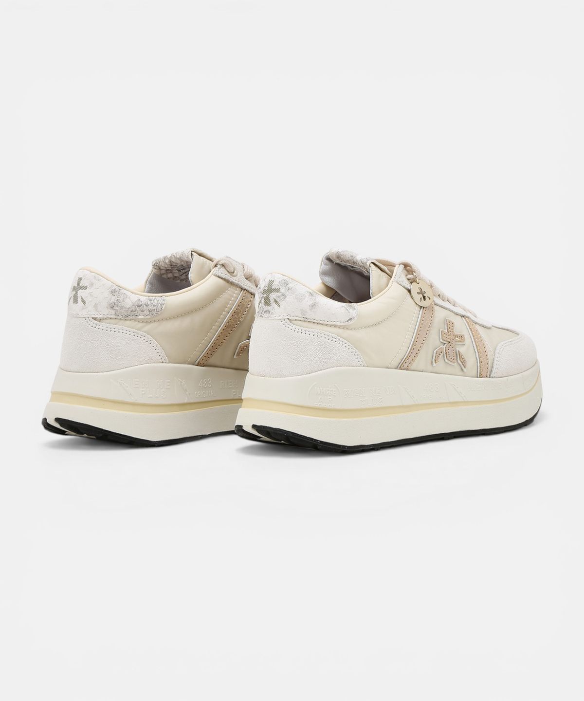 프리미아타(PREMIATA) [26SS][BETHCOIN] 화이트 로고패치 여성 스니커즈