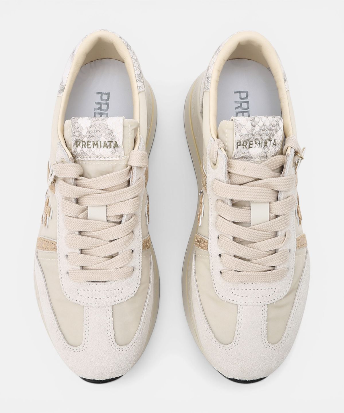 프리미아타(PREMIATA) [26SS][BETHCOIN] 화이트 로고패치 여성 스니커즈