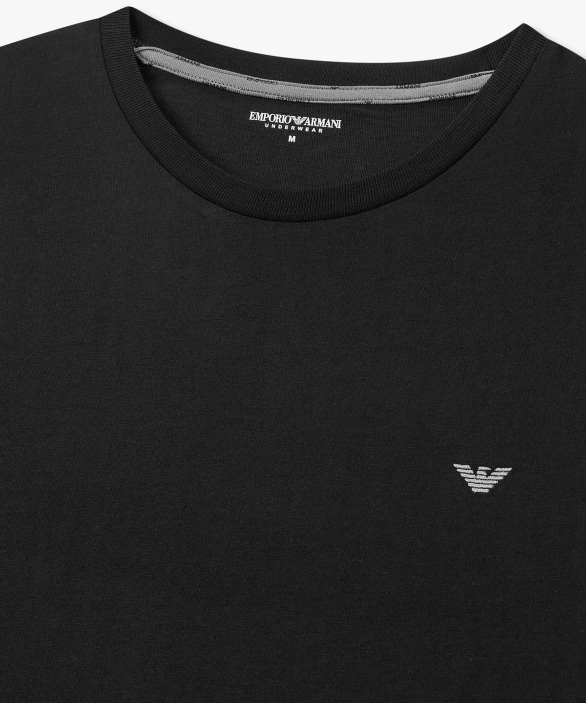 엠포리오 아르마니 언더웨어(EMPORIO ARMANI UNDERWEAR) 남성 믹스 패턴 프린트 저지 파자마 세트_블랙 0816139152