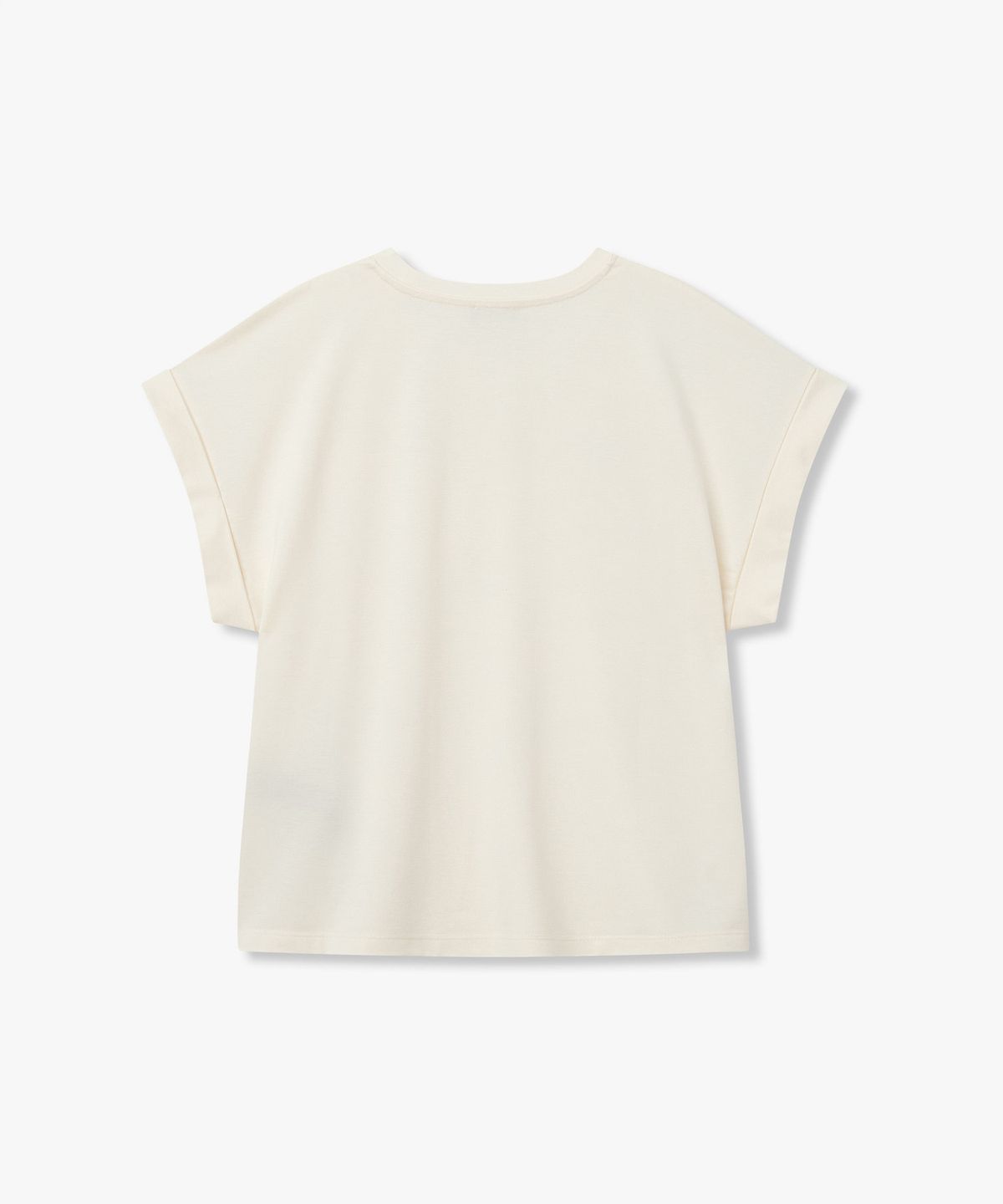 엠포리오 아르마니 언더웨어(EMPORIO ARMANI UNDERWEAR) 여성 메쉬 로고 비치웨어 티셔츠_화이트 0826134550
