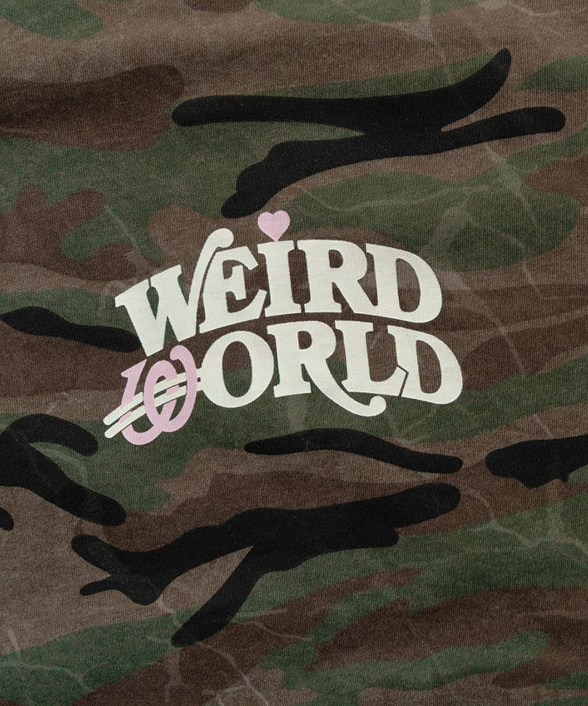 위얼드월드(WEIRDWORLD) 아크로고 카모플라쥬 티셔츠