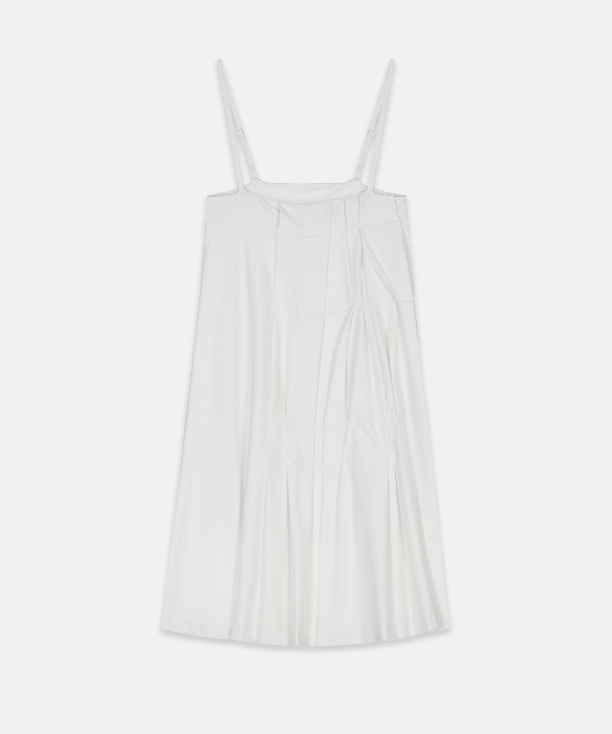 나체(NACHE) FOLDED MINI DRESS IVORY