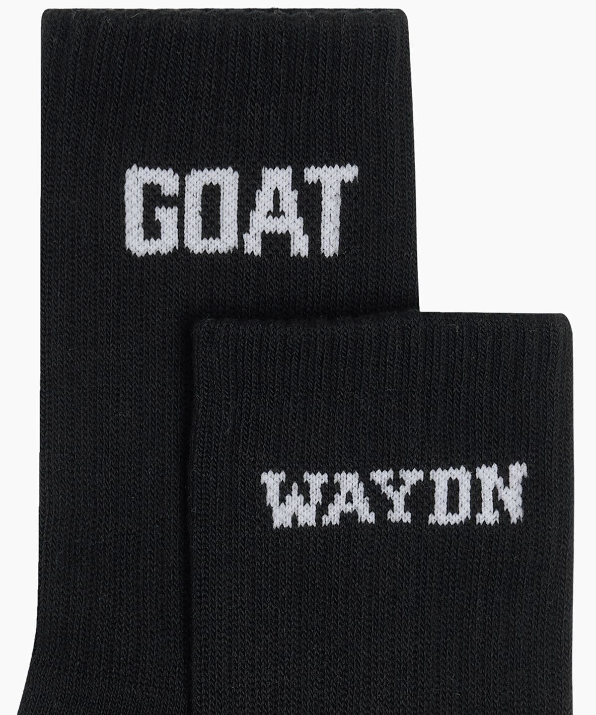웨이든(WAYDN) [ALI] GOAT 앵클 삭스 블랙