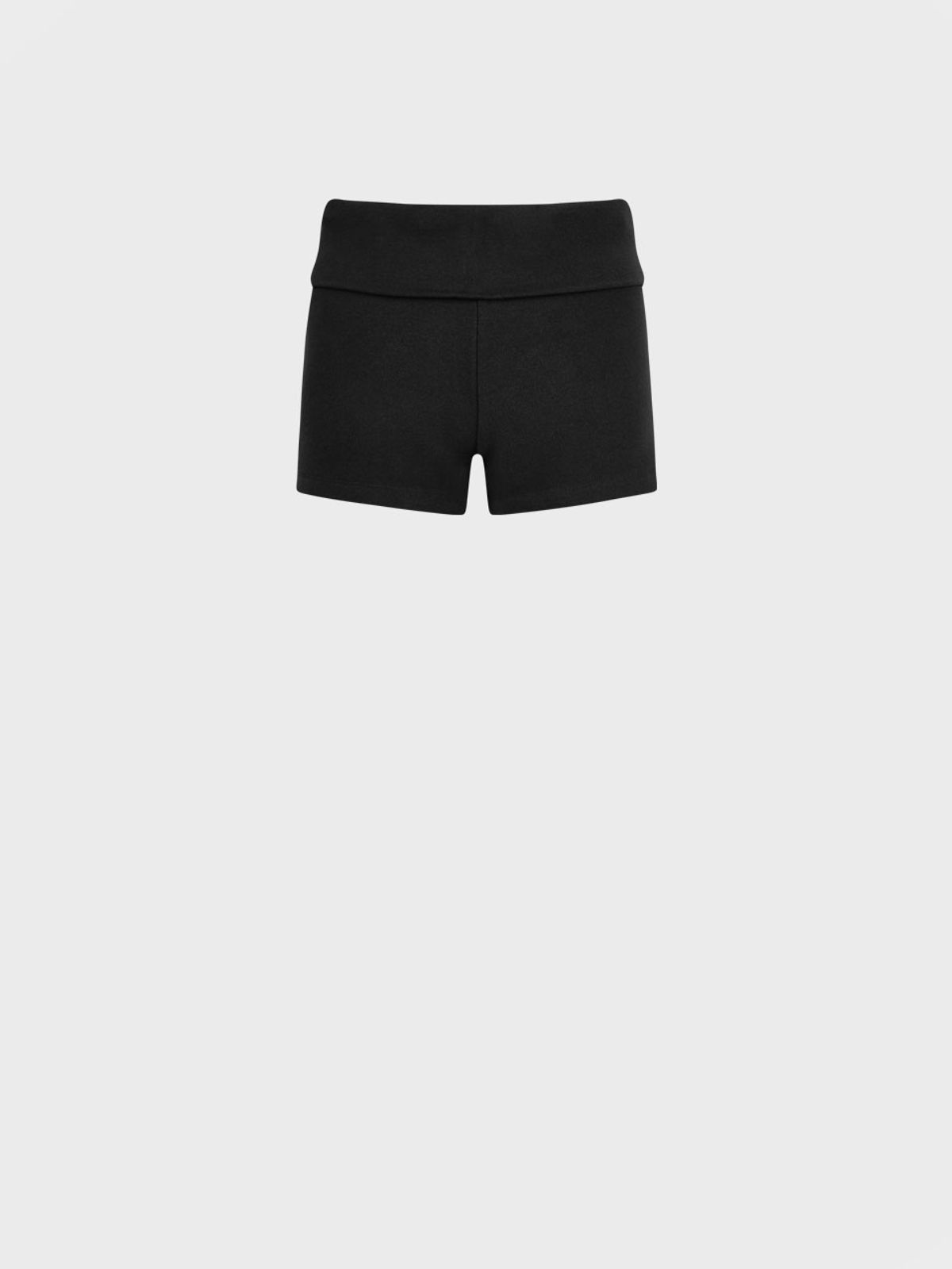 비수스(VISUS) Fold Over Shorts_Black