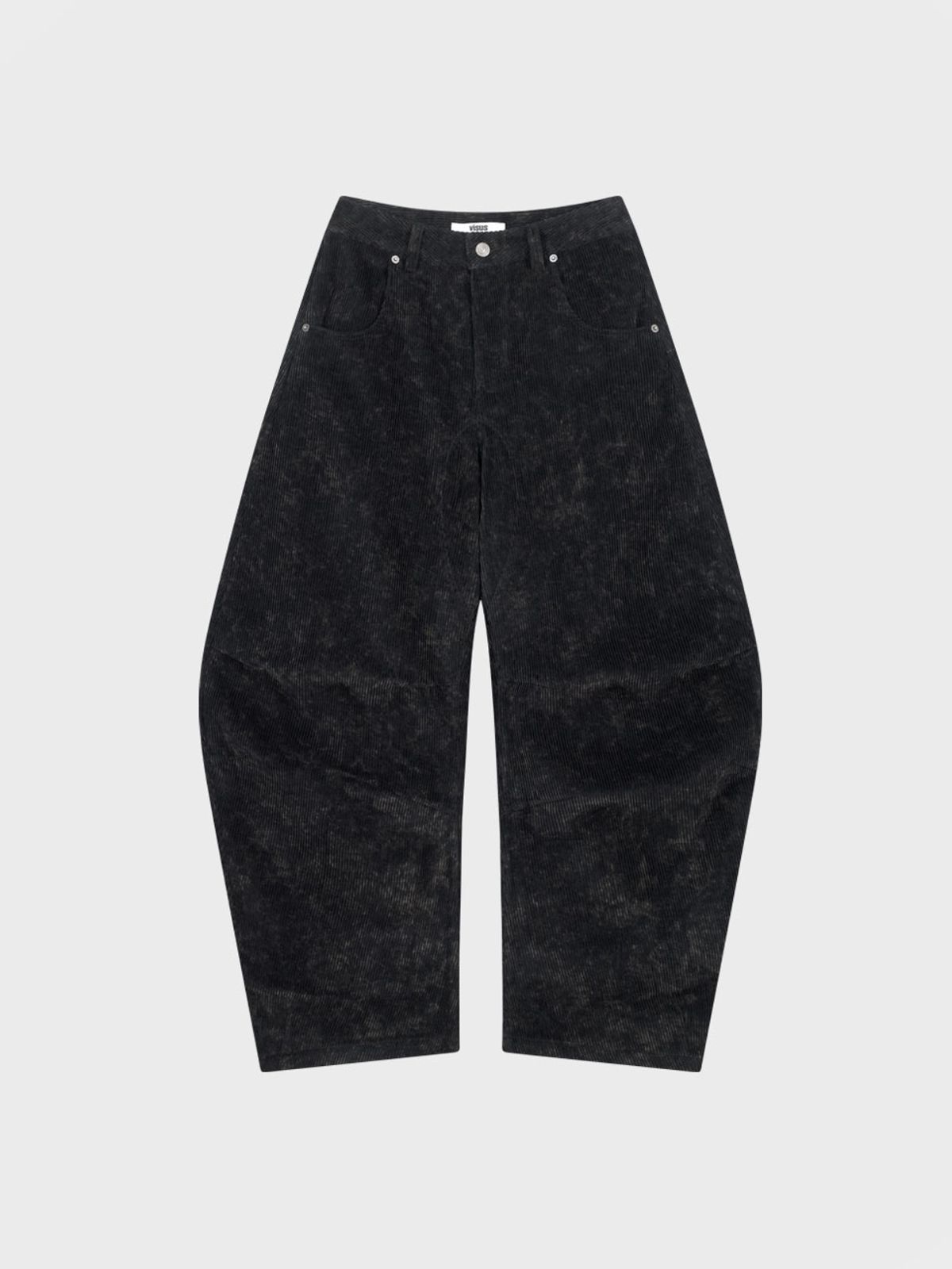 비수스(VISUS) Curved Courduroy Pants_Black
