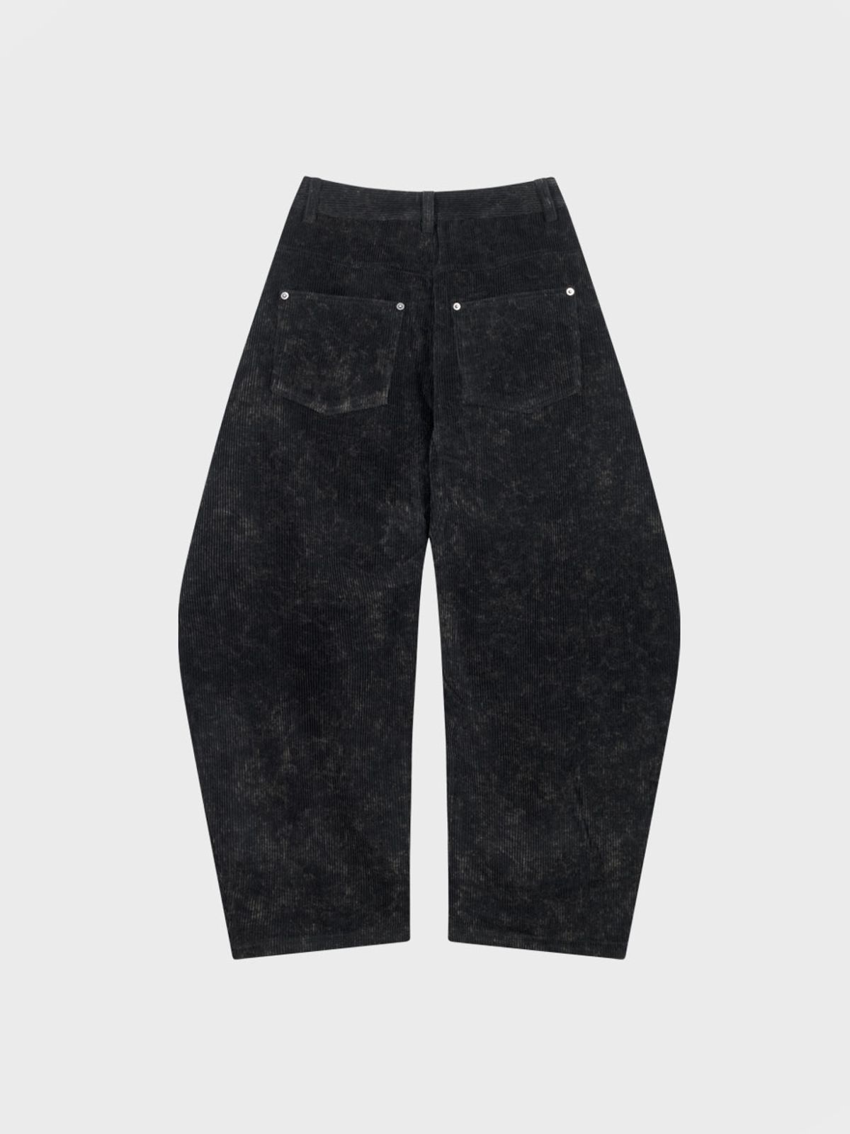 비수스(VISUS) Curved Courduroy Pants_Black