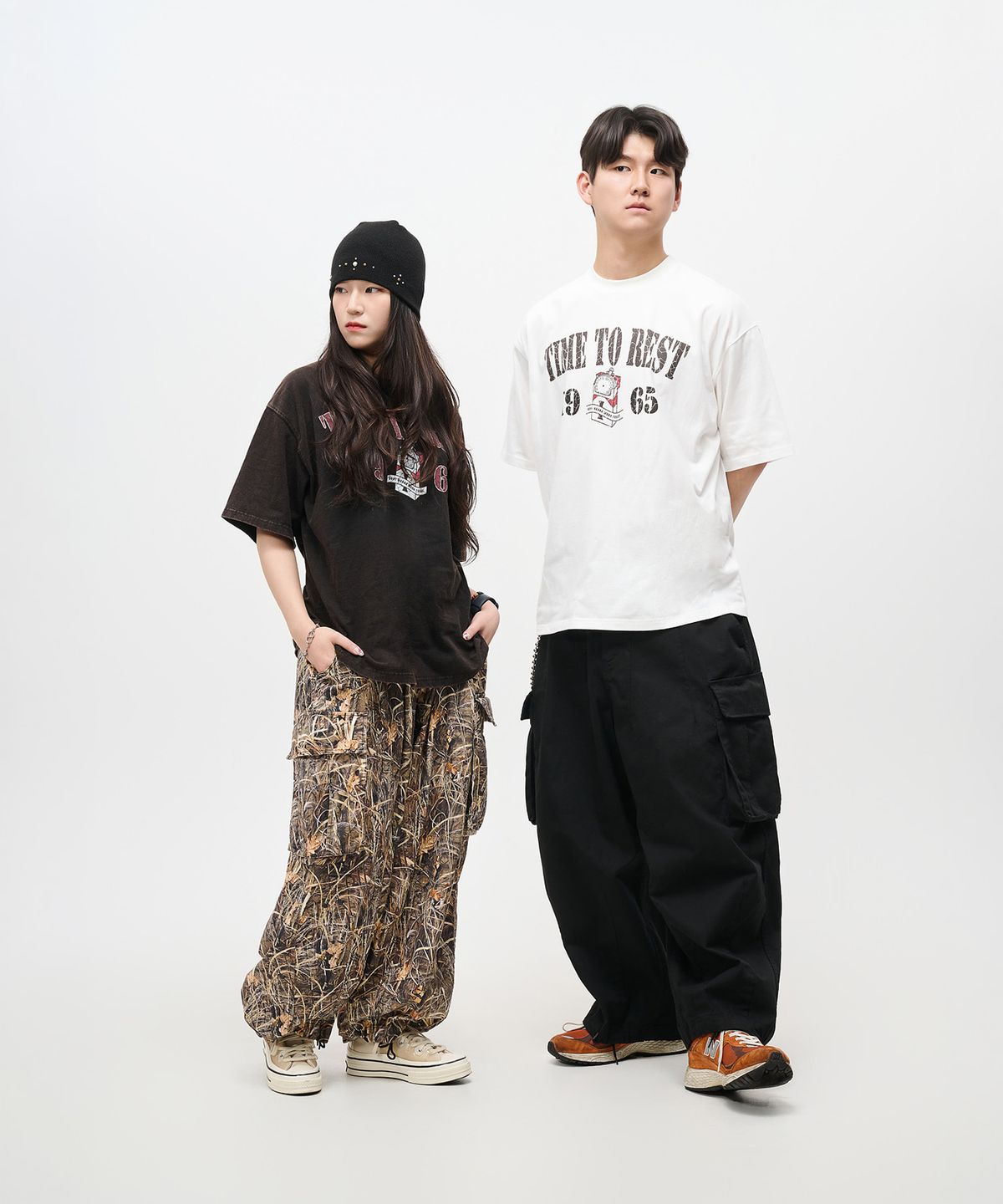 아이돈워너워크투데이(IDONTWANNAWORKTODAY) TIME TO REST SHORT SLEEVE (BROWN)