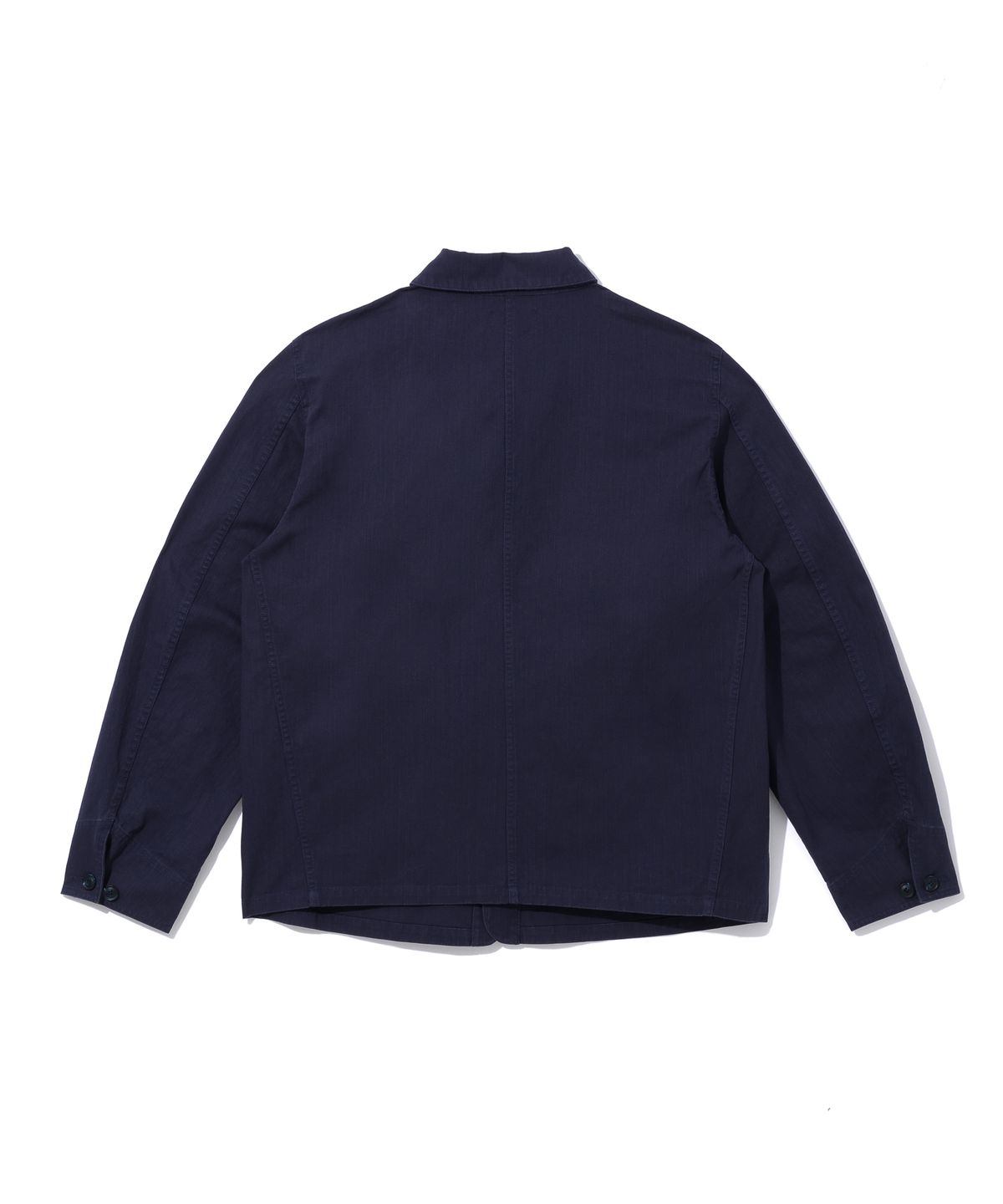 아이돈워너워크투데이(IDONTWANNAWORKTODAY) SHIRT JACKET (NAVY)