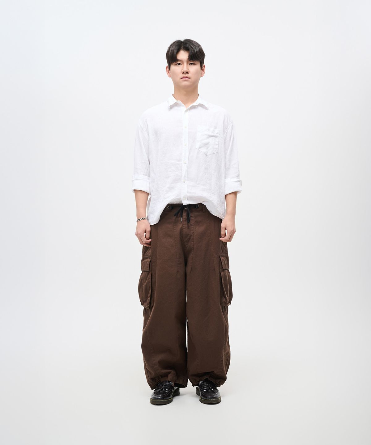 아이돈워너워크투데이(IDONTWANNAWORKTODAY) FATIGUE PANTS (BROWN)