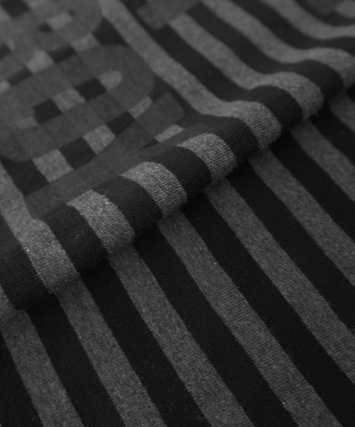 키류(KIRYU) I DESTROY STRIPE LONG SLEEVE T-SHIRT_BLACK