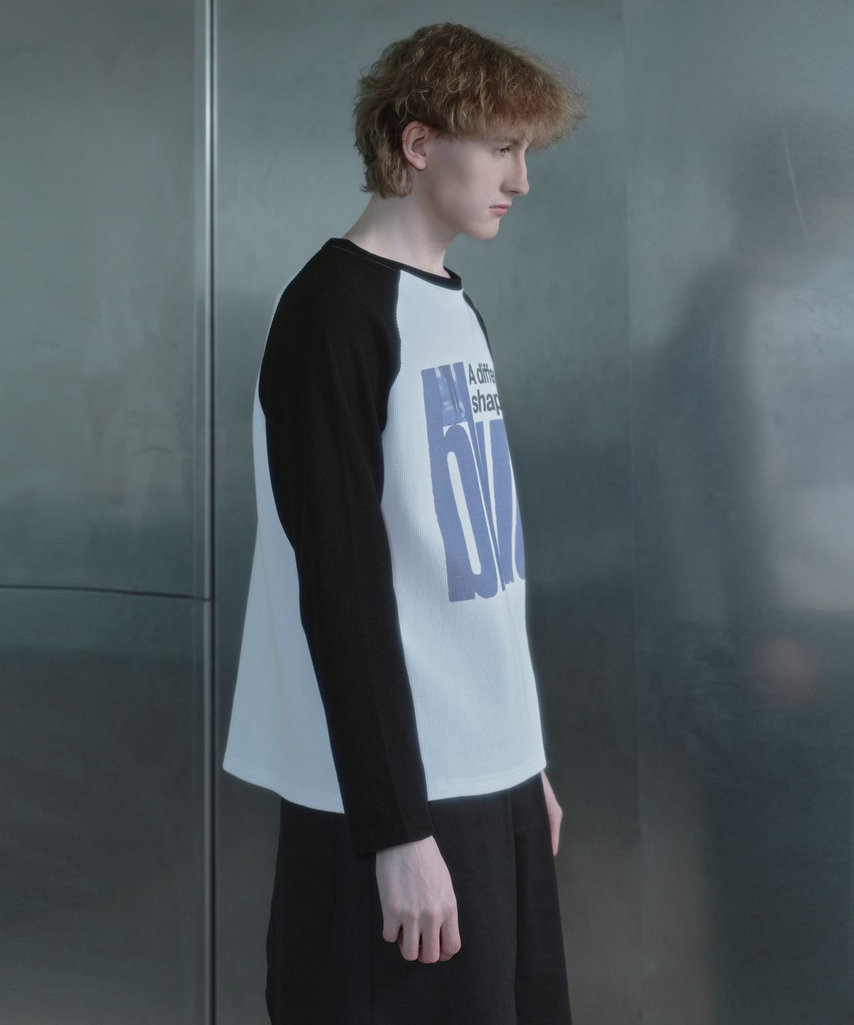 키류(KIRYU) BLUE RAGLAN LONG SLEEVE T-SHIRT