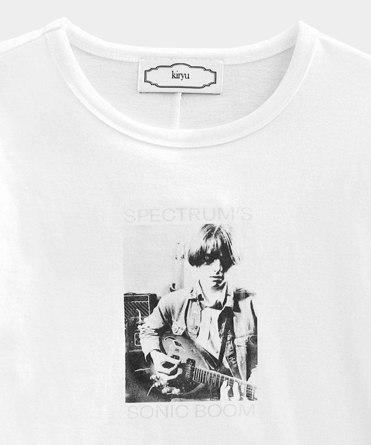 키류(KIRYU) SONIC BOOM LAYERD LONG SLEEVE T-SHIRT_WHITE