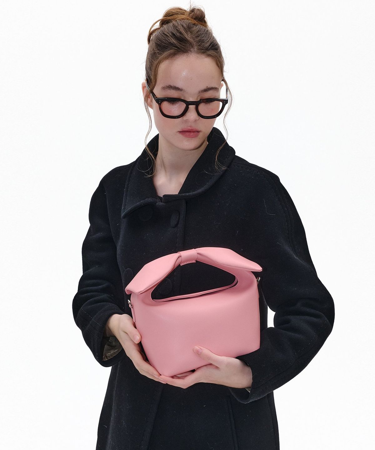 보우틱(BOWTIQUE) 린지보우 리본 투웨이백_핑크
