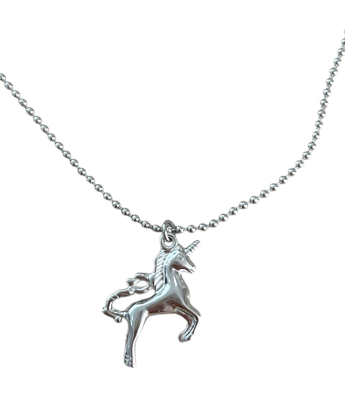 스케이터락(SK8ER ROCK) Unicorn Ball Chain Necklace