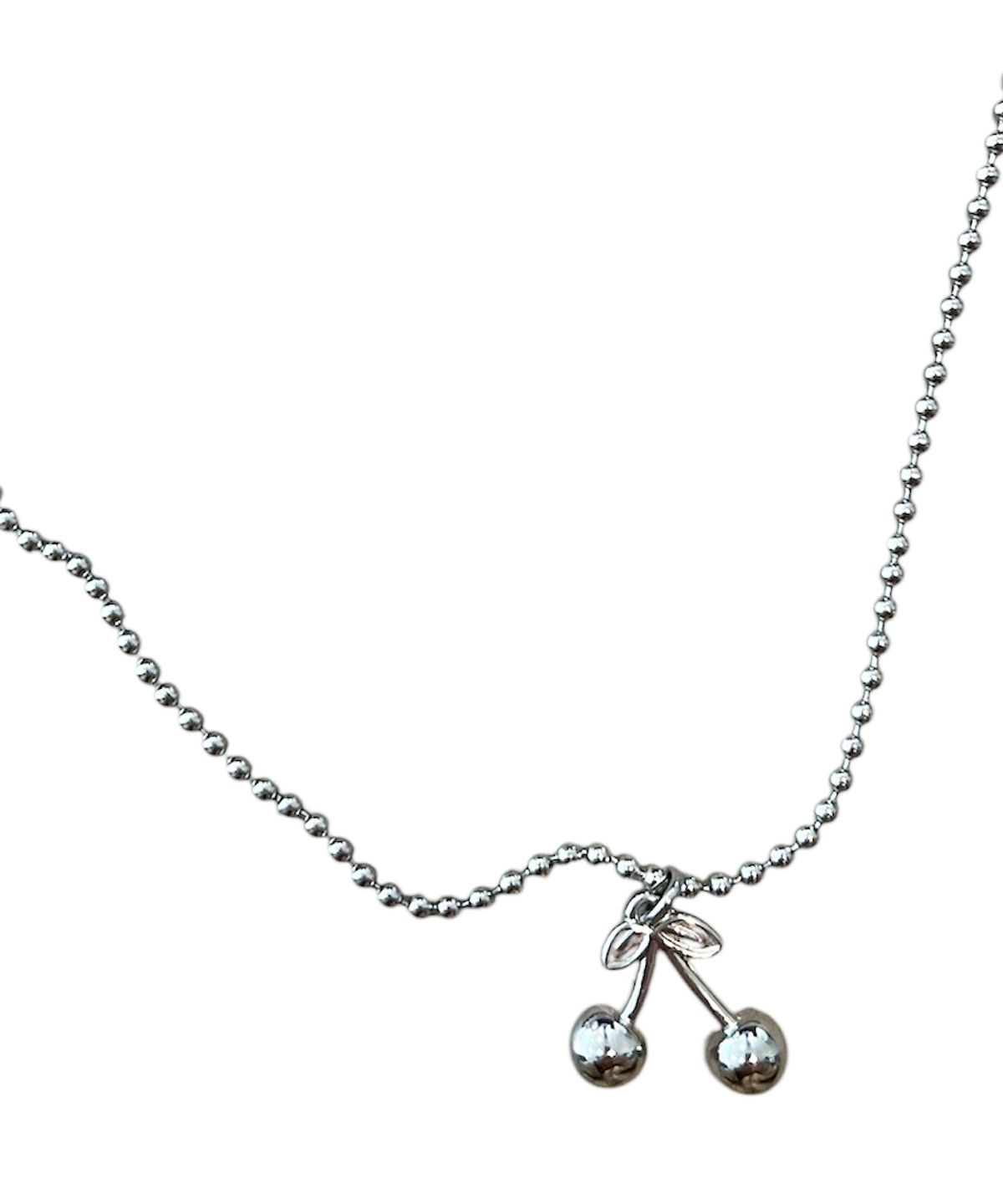 스케이터락(SK8ER ROCK) Cherry Ball Chain Necklace