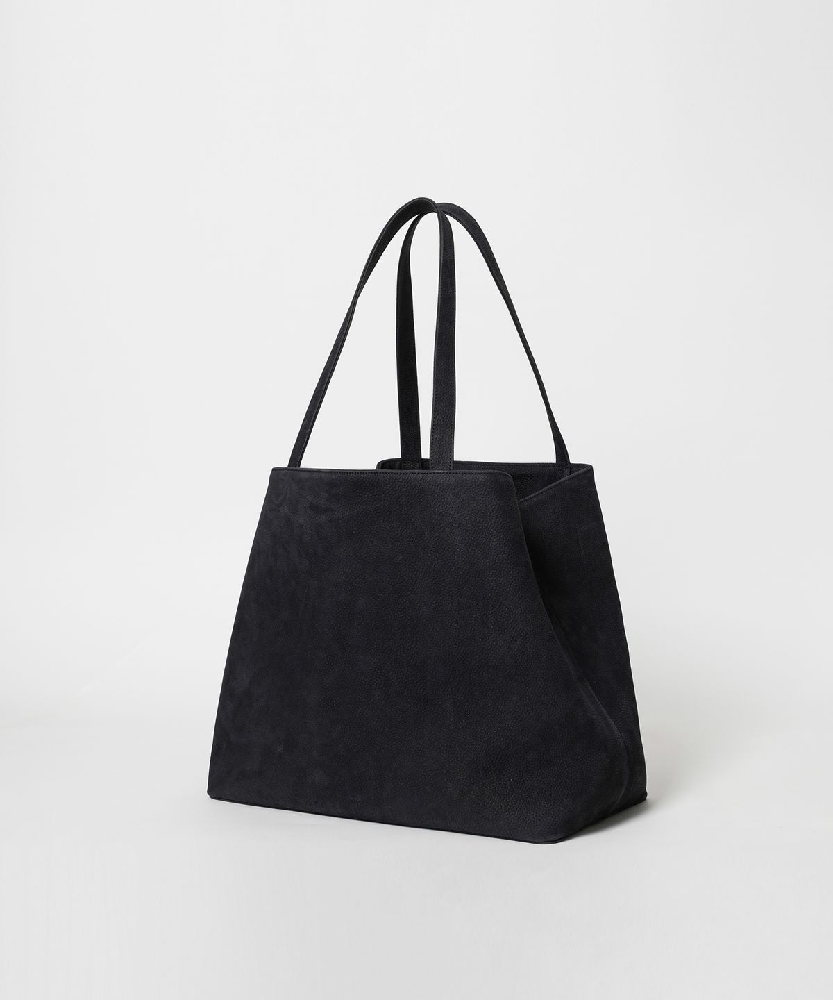 앤드로스(ANDROS) Cow Nubuck Shopper Bag (Black)
