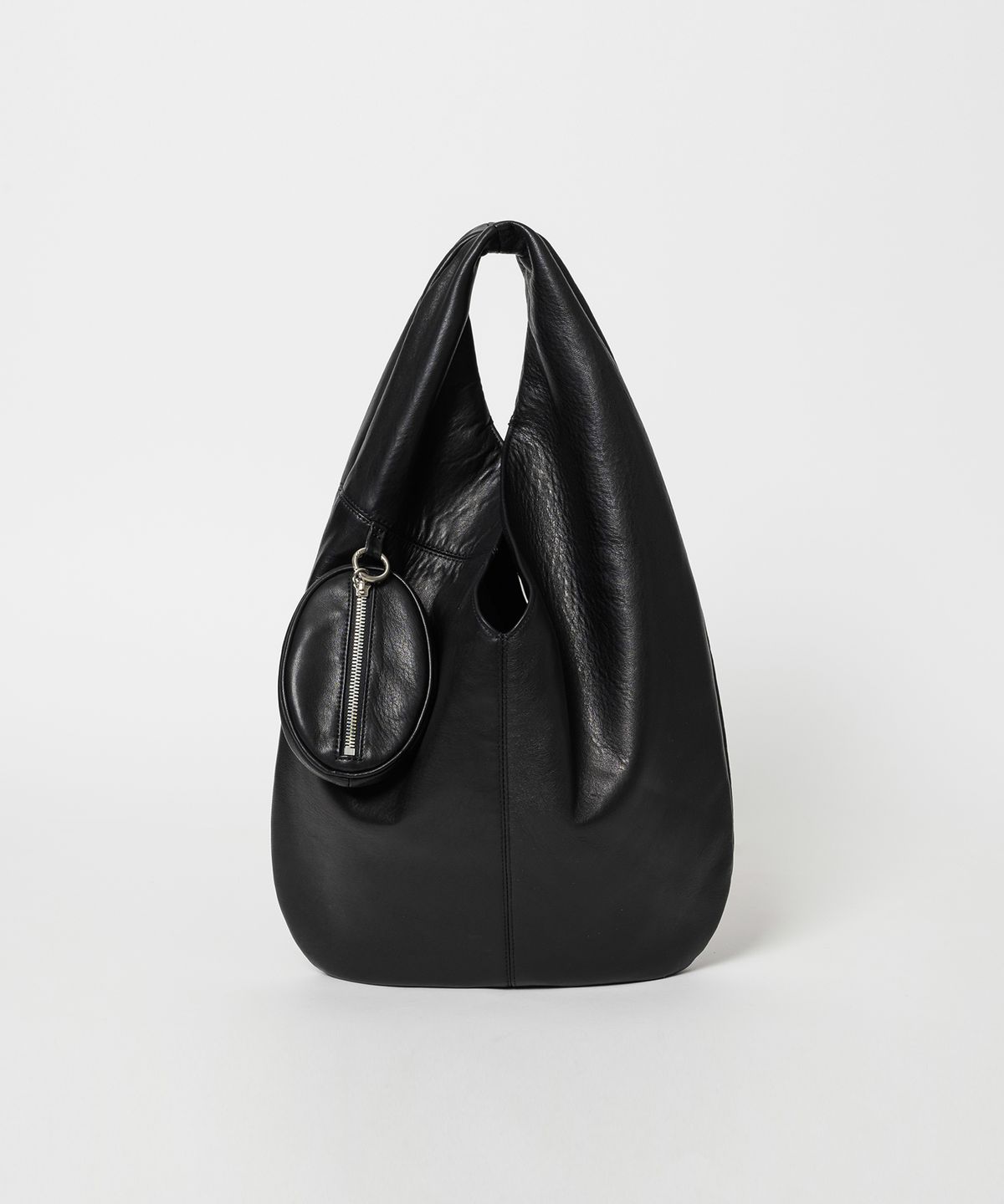 앤드로스(ANDROS) Bubble Lamb Hobo Bag (Black)