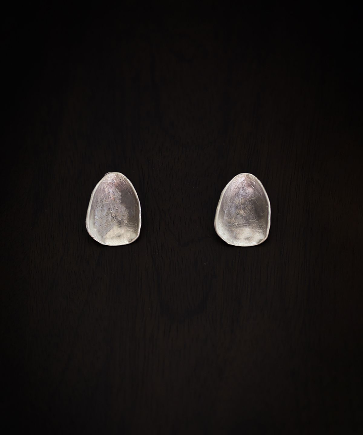 모헤르(MOHR) Molded Earrings (silver)