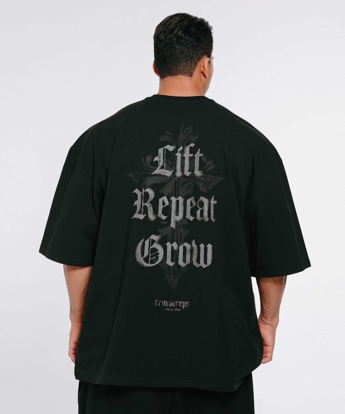 랩스온랩스(REPSONREPS) 크로스 오버핏 반팔 2컬러