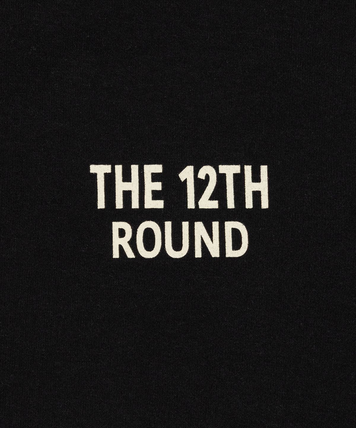 더트웰브라운드(THE 12TH ROUND) THE 12TH ROUND FIGHT HOODIE BLACK