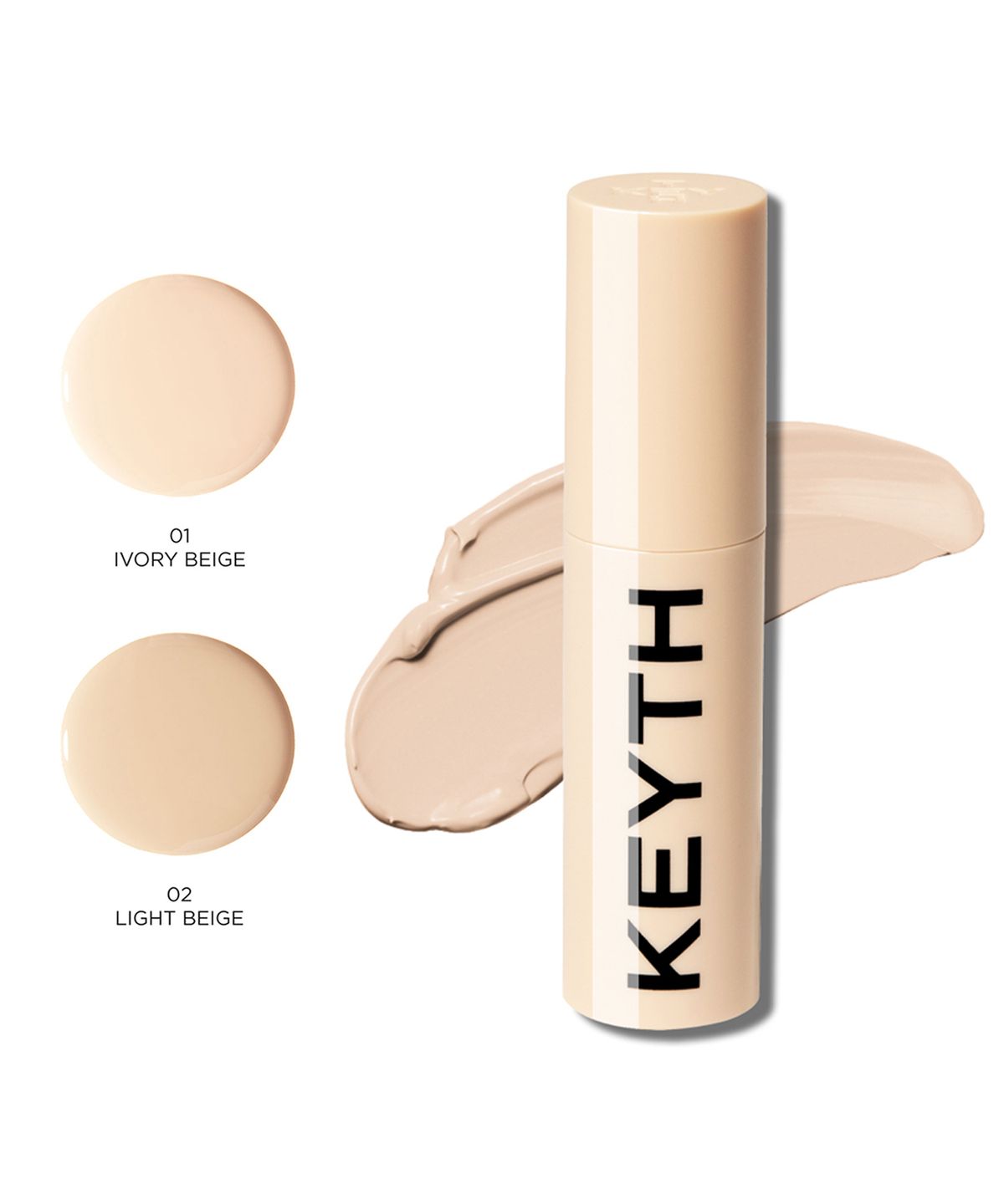 키스(KEYTH) 크림 터치 컨실러 파운데이션 15ml (2종 중 택1)
