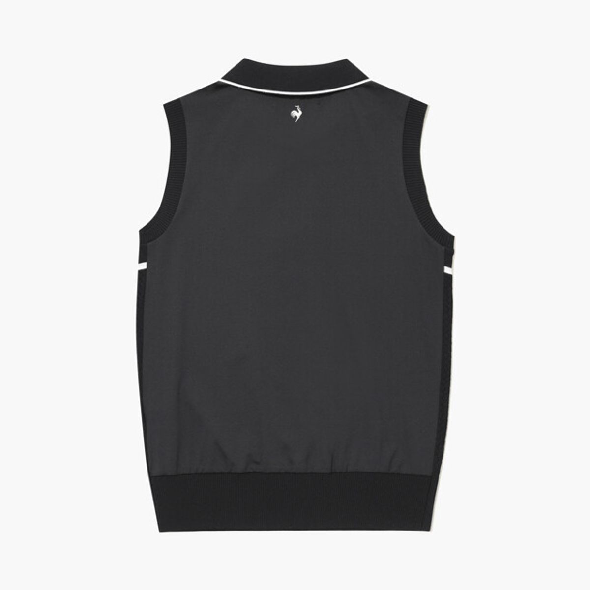 르꼬끄 골프(LECOQ GOLF) 여성 하이브리드 슬리브리스 스웨터 _BLCK GR222LKP41
