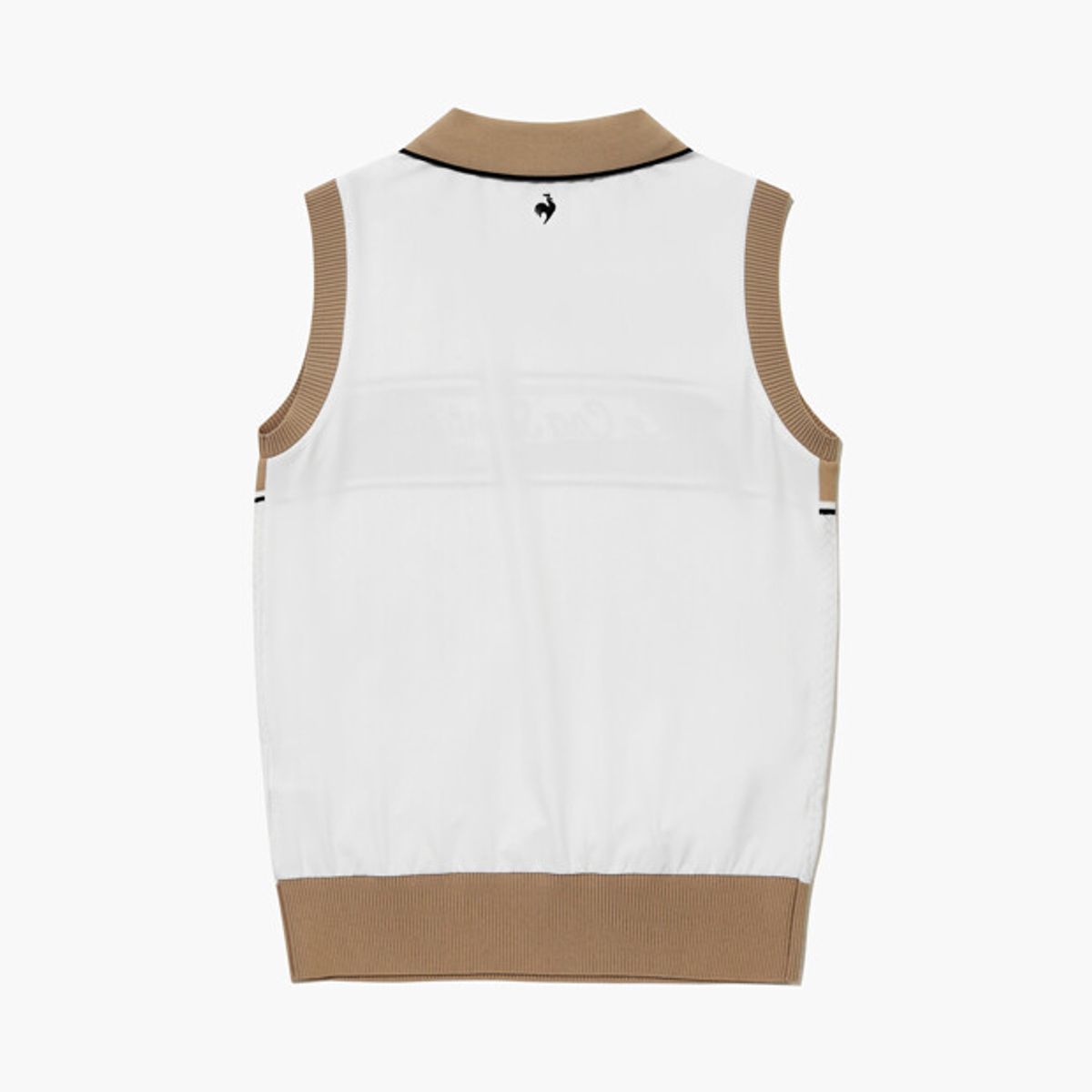 르꼬끄 골프(LECOQ GOLF) 여성 하이브리드 슬리브리스 스웨터 _WHTE GR222LKP41