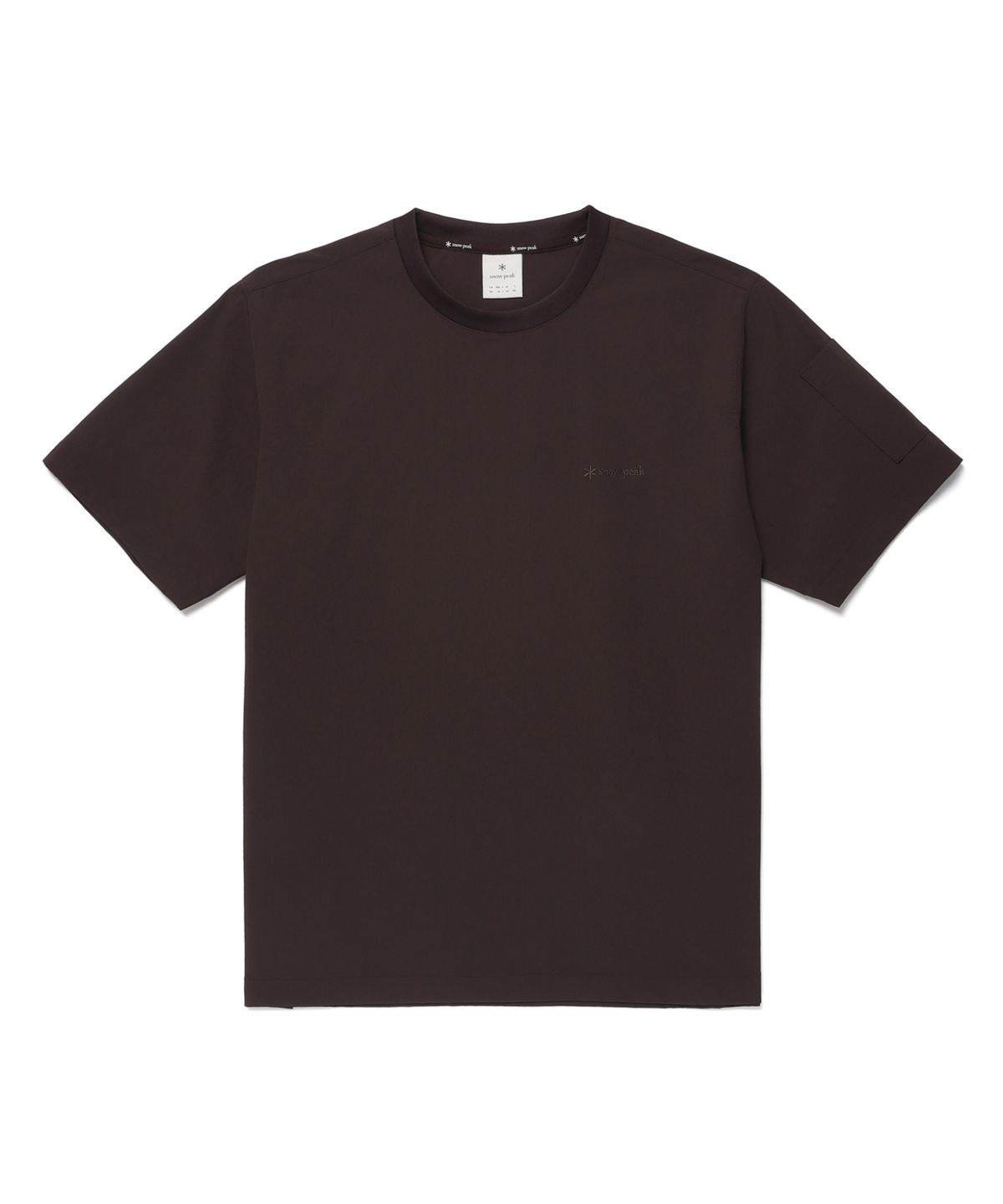 스노우피크 어패럴(SNOWPEAK APPAREL) 경량 코듀라 반팔 티셔츠 (S26MMPTS04) Wine