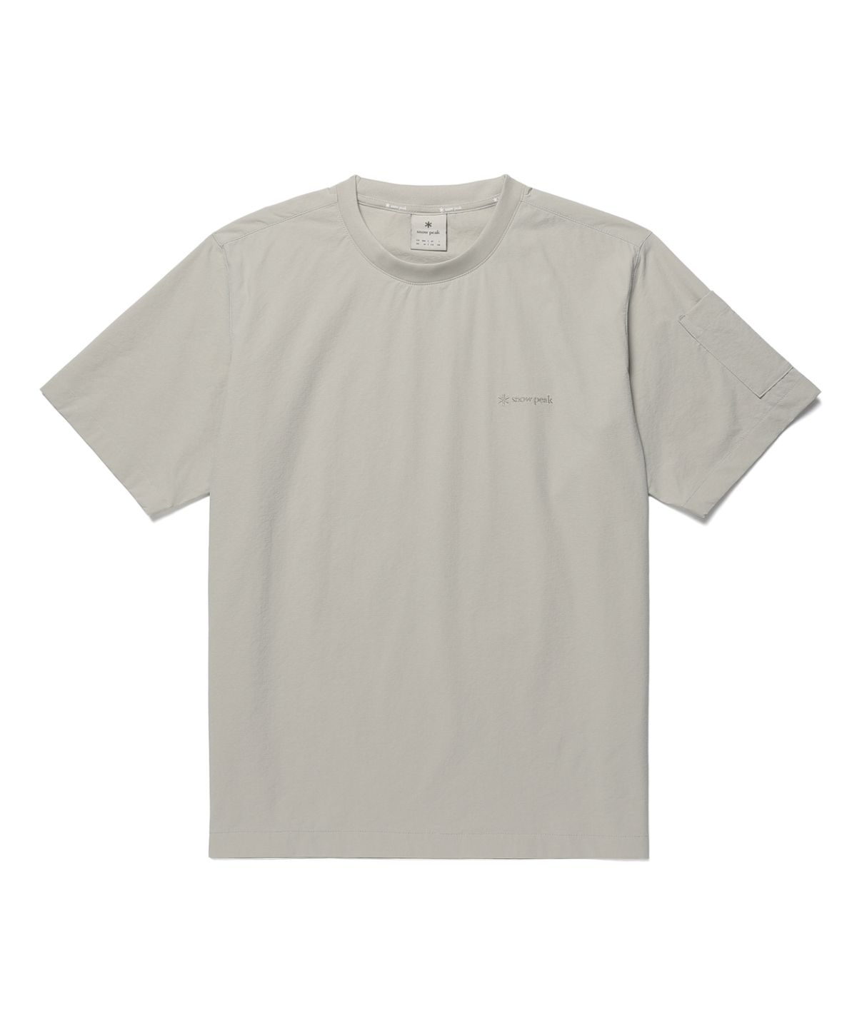 스노우피크 어패럴(SNOWPEAK APPAREL) 경량 코듀라 반팔 티셔츠 (S26MMPTS04) Light Beige