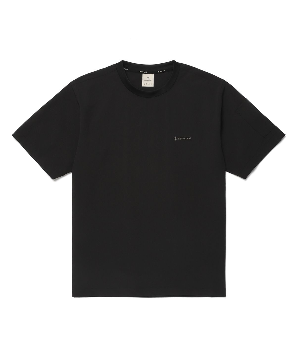 스노우피크 어패럴(SNOWPEAK APPAREL) 경량 코듀라 반팔 티셔츠 (S26MMPTS04) Black