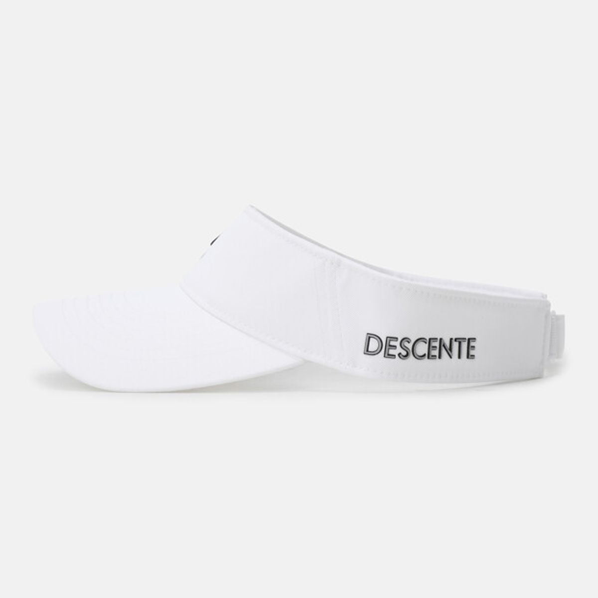 데상트(DESCENTE) 탁텔 선바이저 화이트 SR123UCP32