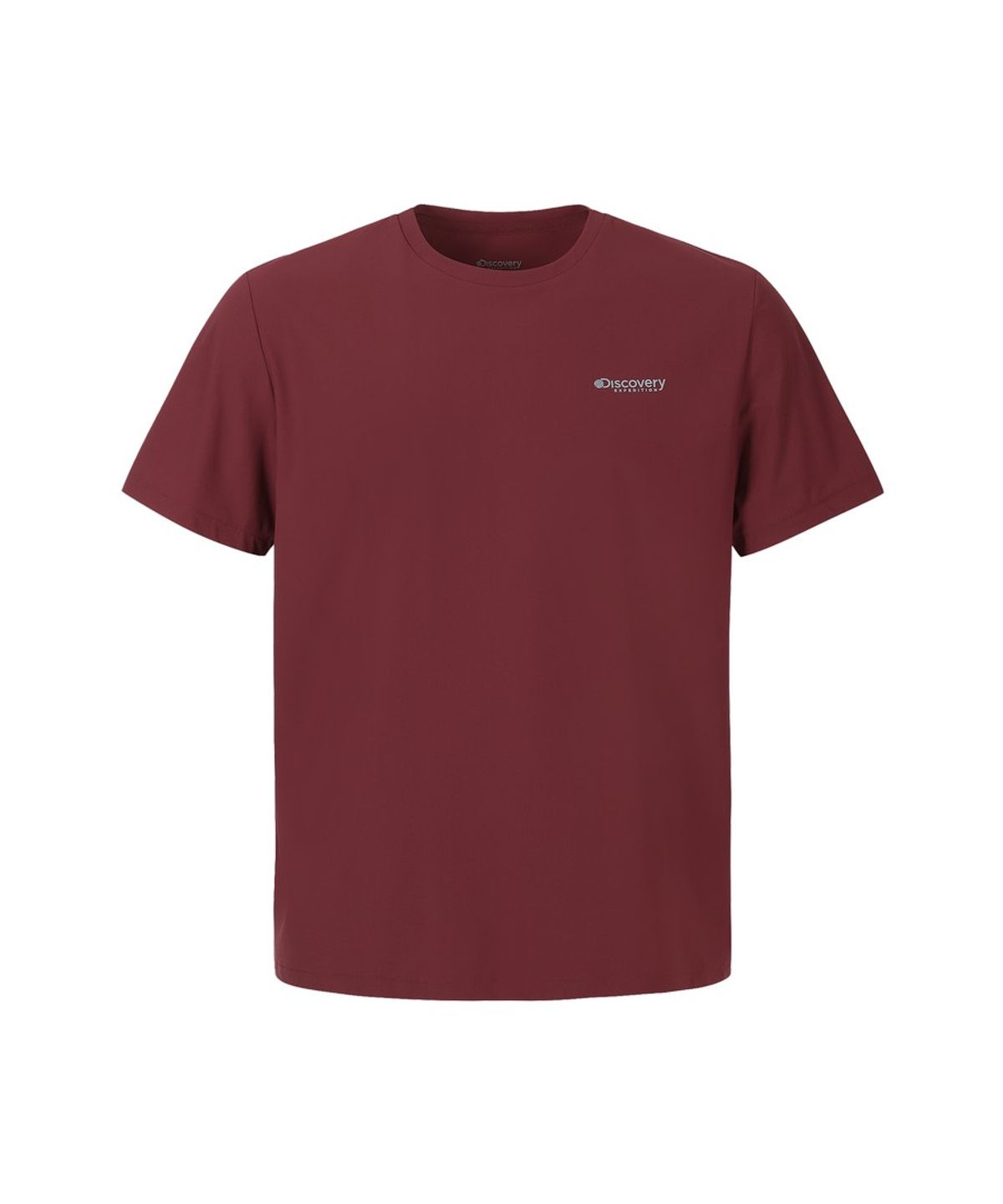 디스커버리 익스페디션(DISCOVERY EXPEDITION) 남성 기능성 러닝 티셔츠 (BURGUNDY)
