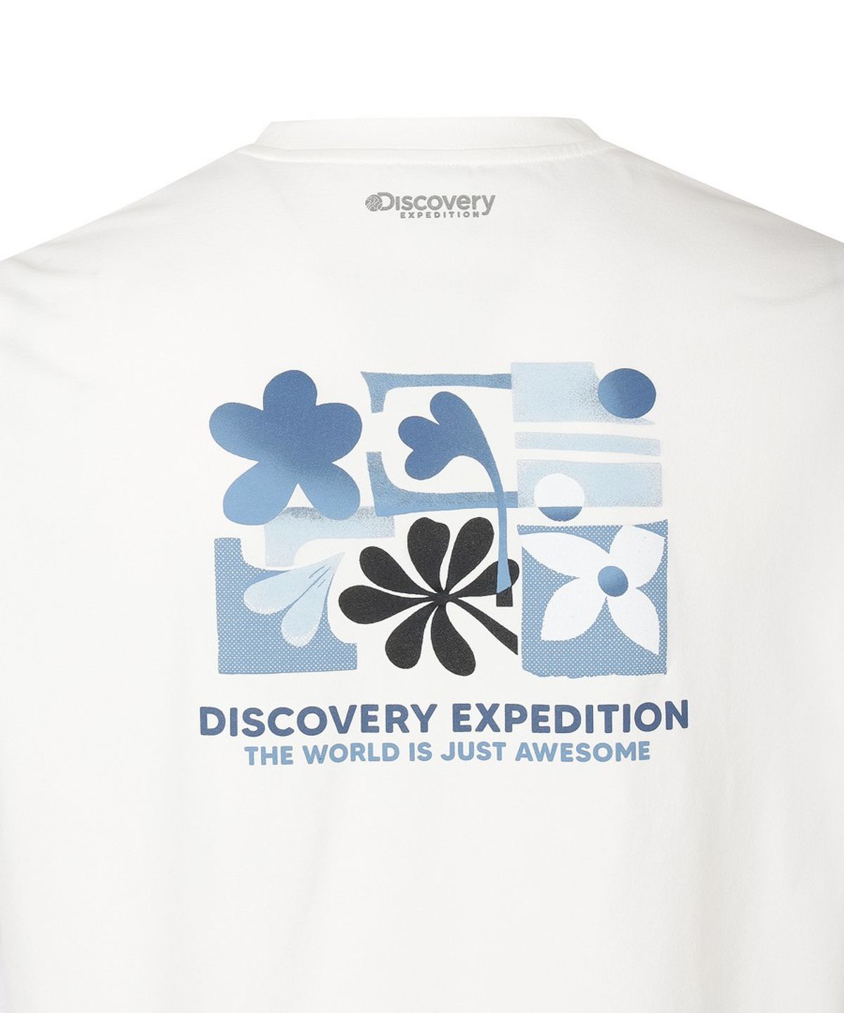 디스커버리 익스페디션(DISCOVERY EXPEDITION) 유니 블룸 그래픽 반팔티셔츠 (CREAM)